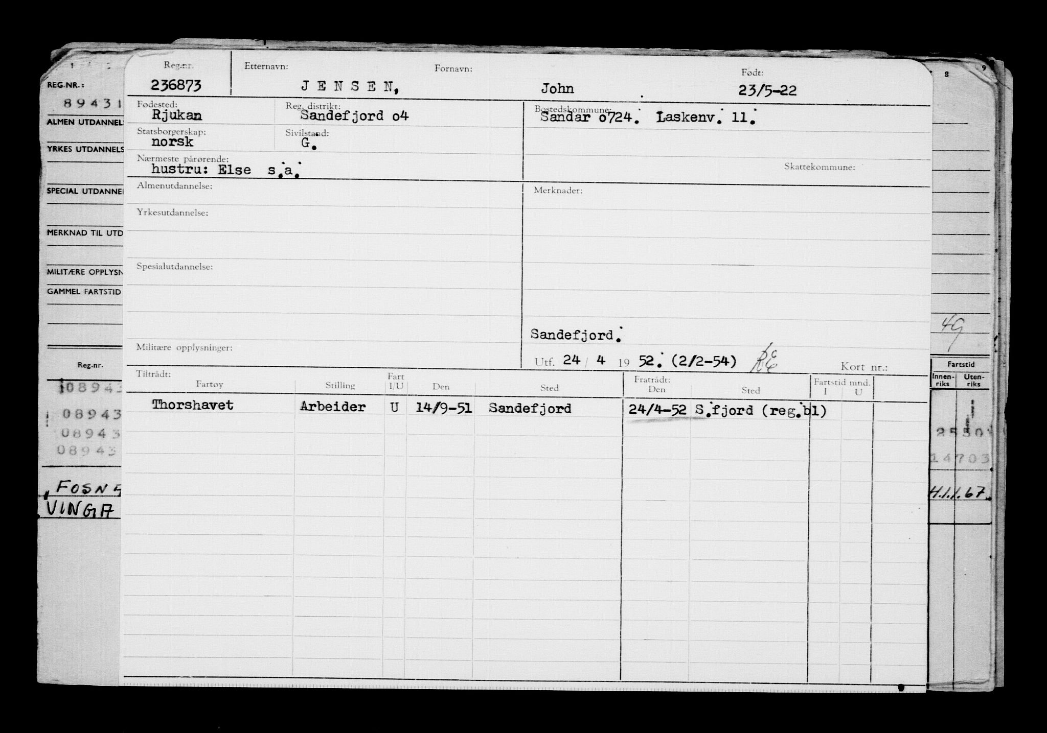 Direktoratet for sjømenn, AV/RA-S-3545/G/Gb/L0206: Hovedkort, 1922, s. 649