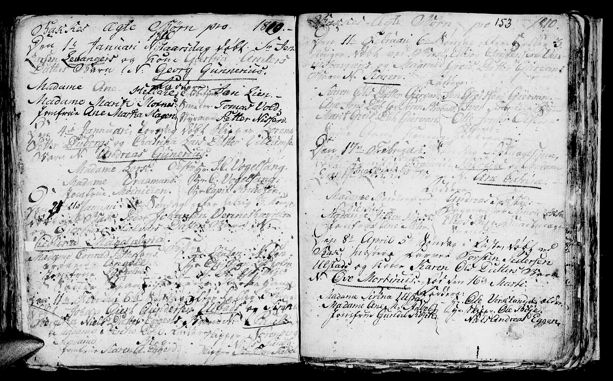 Ministerialprotokoller, klokkerbøker og fødselsregistre - Sør-Trøndelag, SAT/A-1456/604/L0218: Klokkerbok nr. 604C01, 1754-1819, s. 153