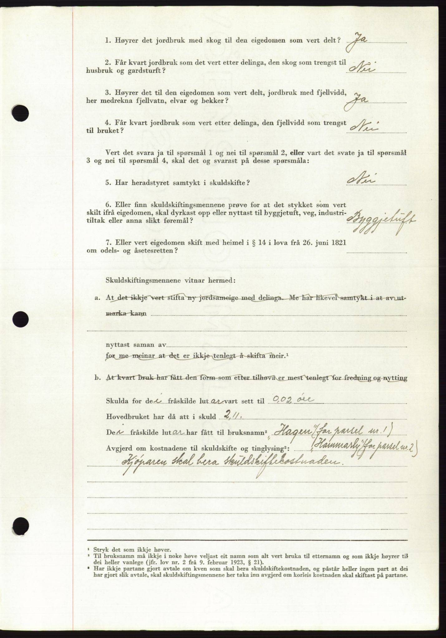 Søre Sunnmøre sorenskriveri, AV/SAT-A-4122/1/2/2C/L0095: Pantebok nr. 21A, 1953-1953, Dagboknr: 1838/1953