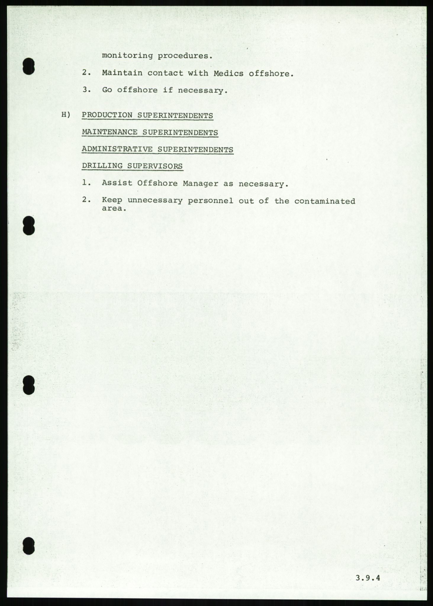 Justisdepartementet, Granskningskommisjonen ved Alexander Kielland-ulykken 27.3.1980, AV/RA-S-1165/D/L0016: O Beredskapsplaner (Doku.liste + O1-O3 av 3), 1980-1981, s. 143