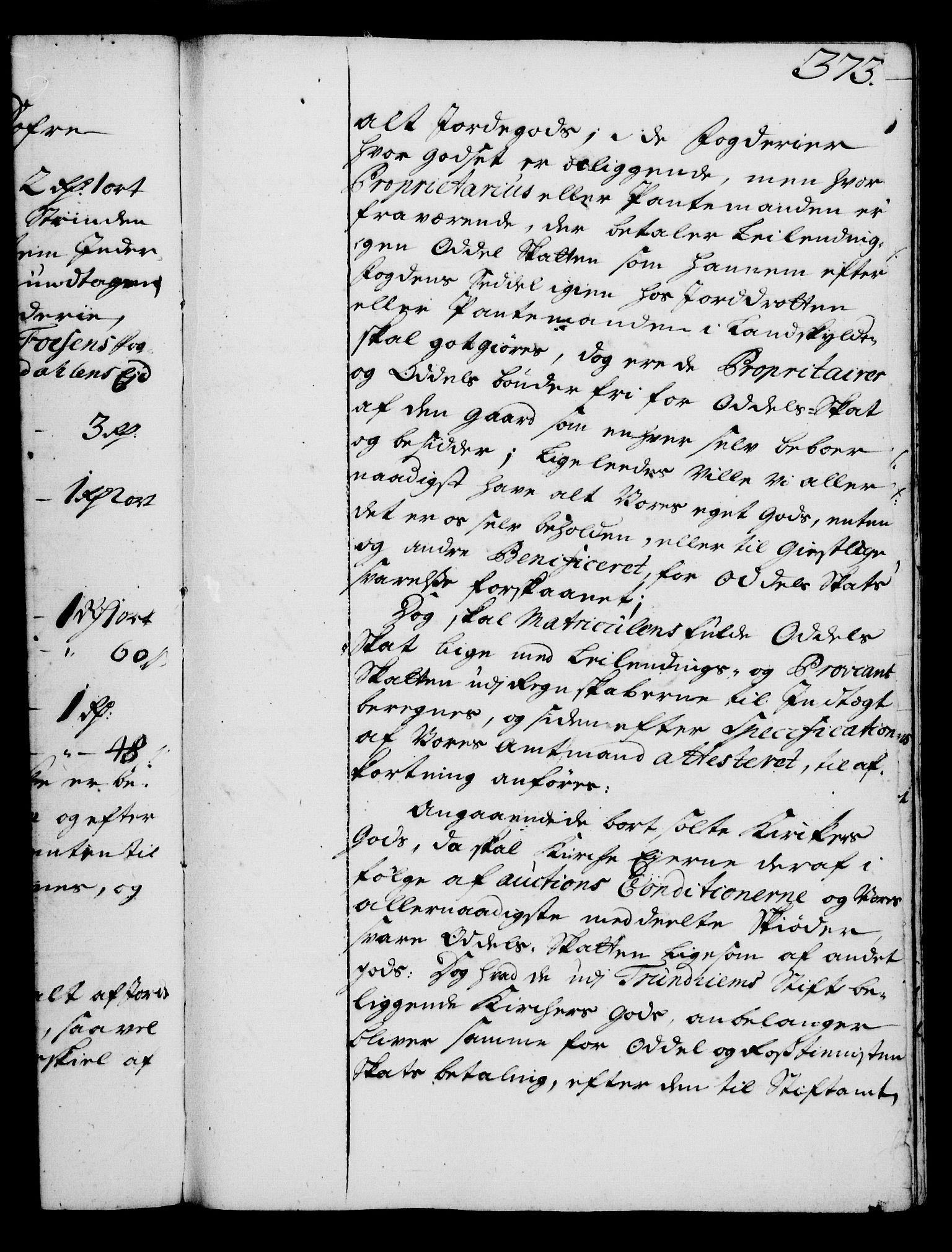 Rentekammeret, Kammerkanselliet, RA/EA-3111/G/Gg/Gga/L0003: Norsk ekspedisjonsprotokoll med register (merket RK 53.3), 1727-1734, s. 373