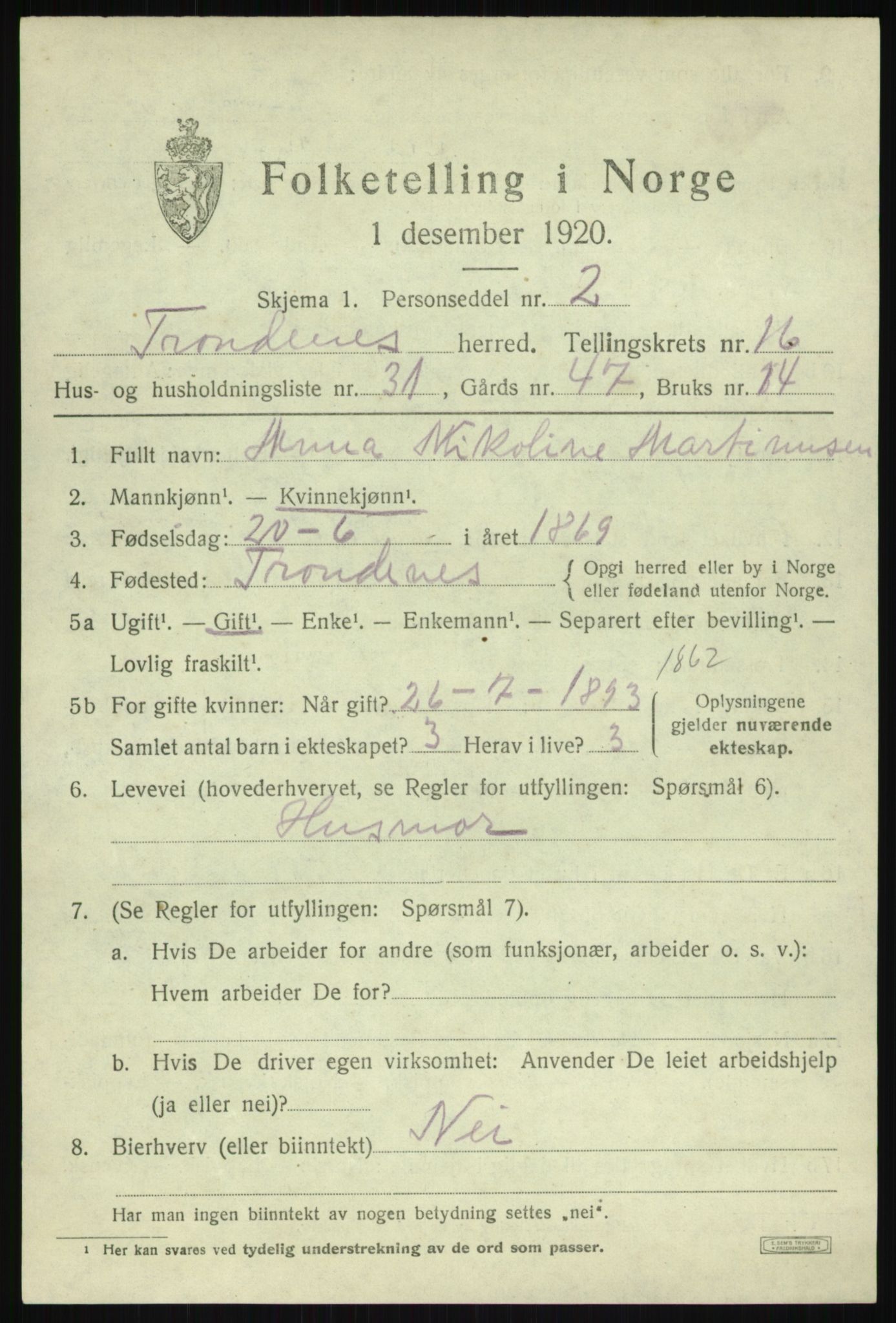 SATØ, Folketelling 1920 for 1914 Trondenes herred, 1920, s. 11547