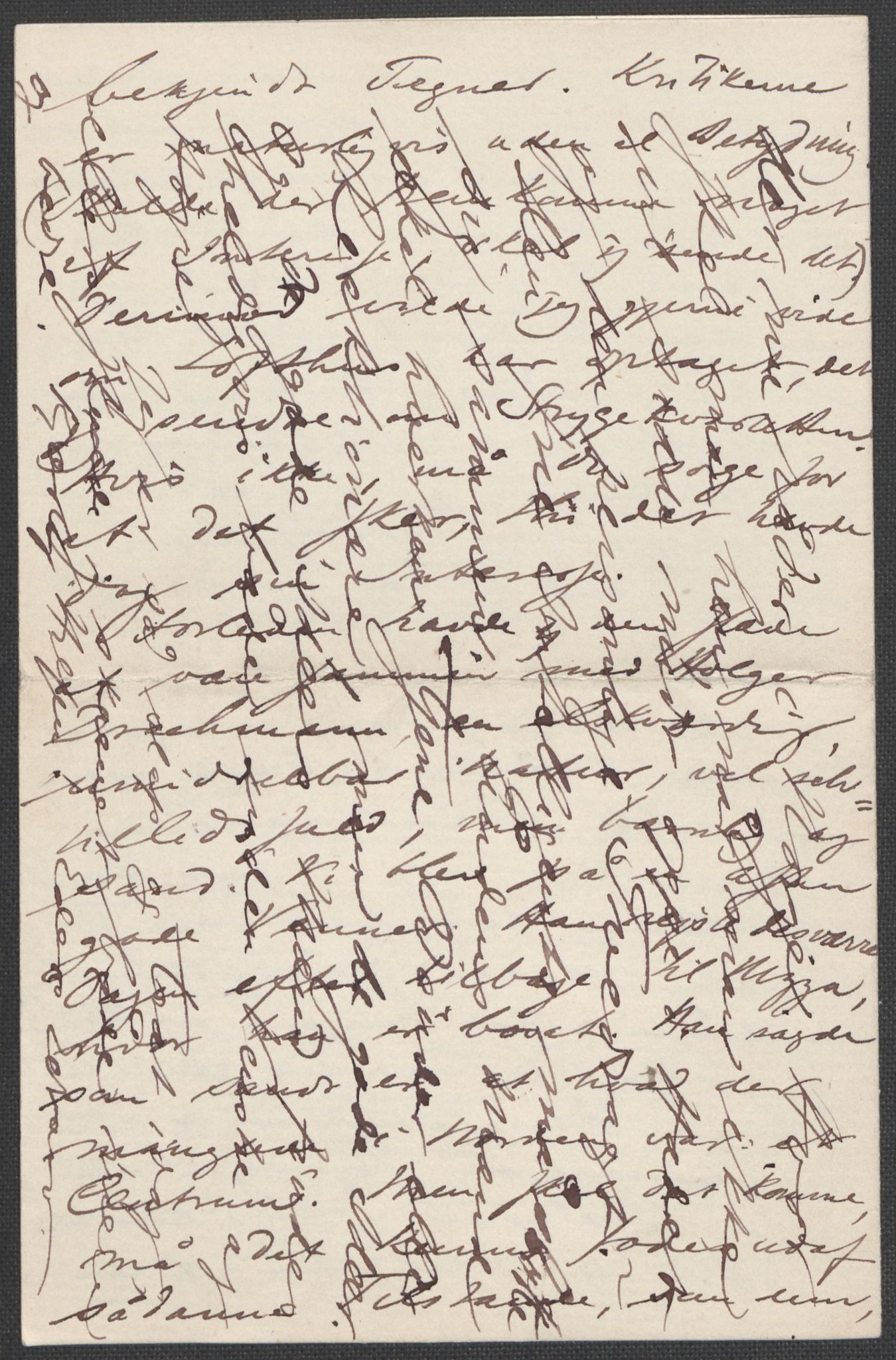 Beyer, Frants, RA/PA-0132/F/L0001: Brev fra Edvard Grieg til Frantz Beyer og "En del optegnelser som kan tjene til kommentar til brevene" av Marie Beyer, 1872-1907, s. 103