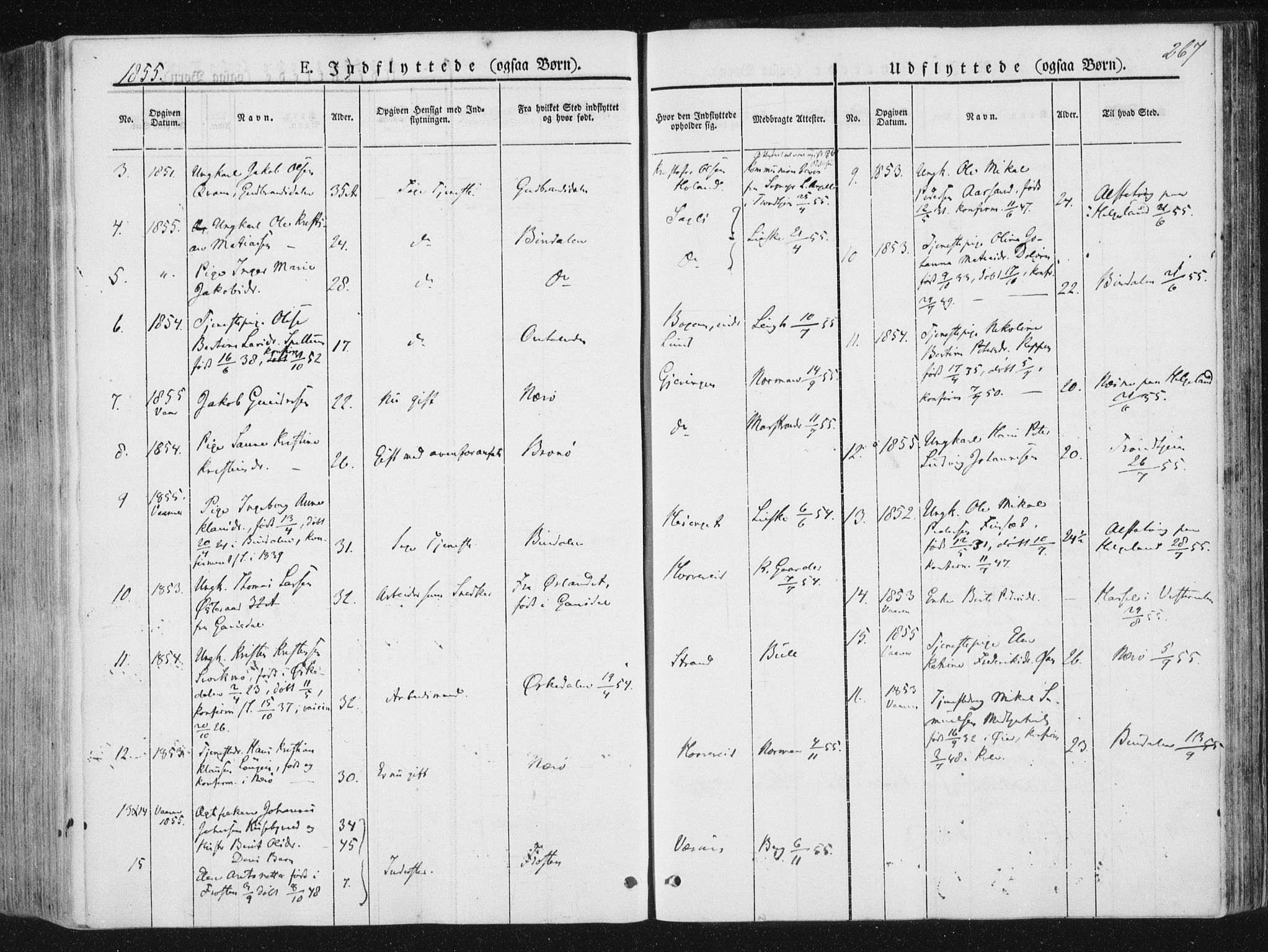 Ministerialprotokoller, klokkerbøker og fødselsregistre - Nord-Trøndelag, SAT/A-1458/780/L0640: Ministerialbok nr. 780A05, 1845-1856, s. 267