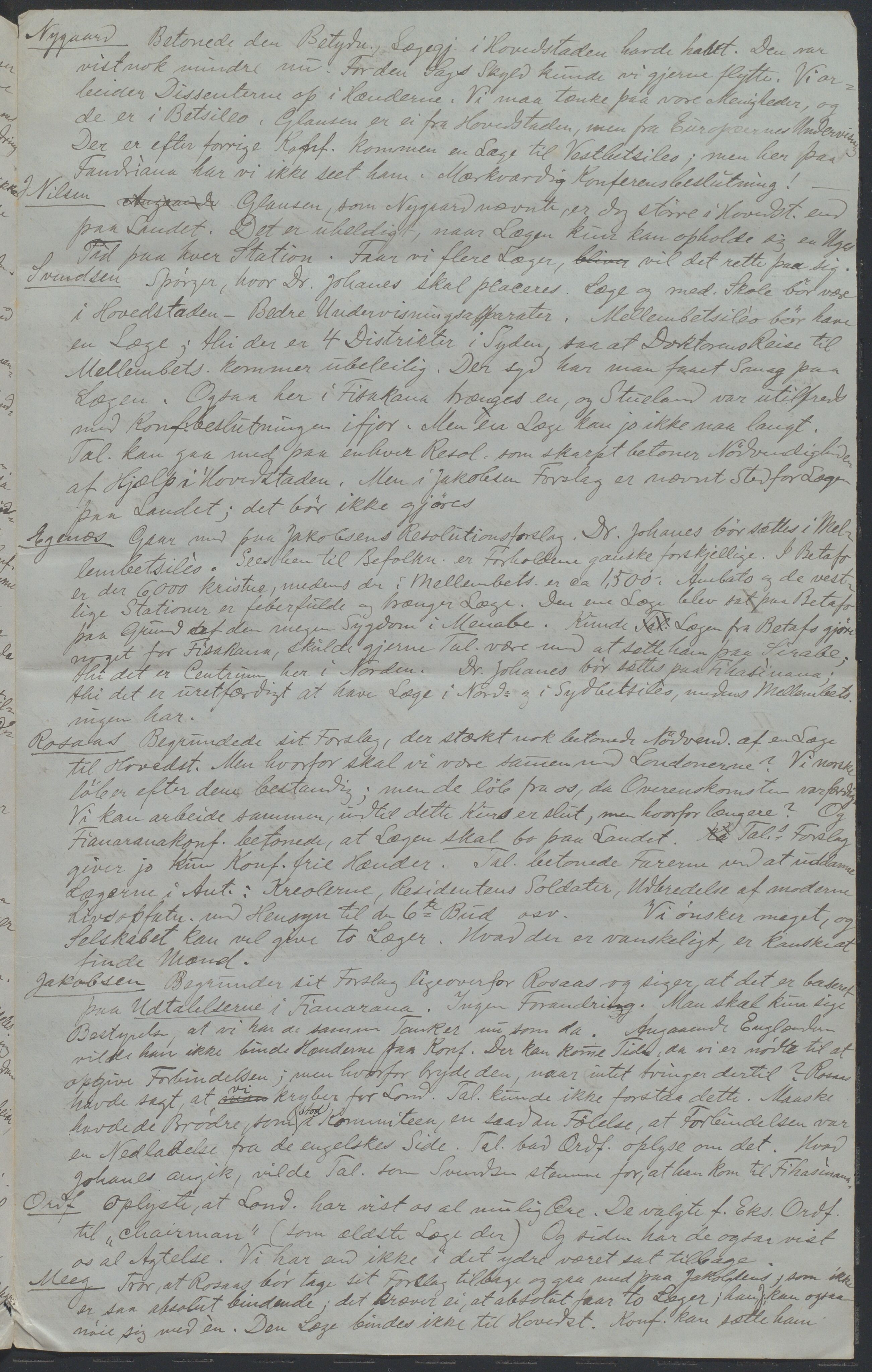 Det Norske Misjonsselskap - hovedadministrasjonen, VID/MA-A-1045/D/Da/Daa/L0037/0006: Konferansereferat og årsberetninger / Konferansereferat fra Madagaskar Innland., 1888