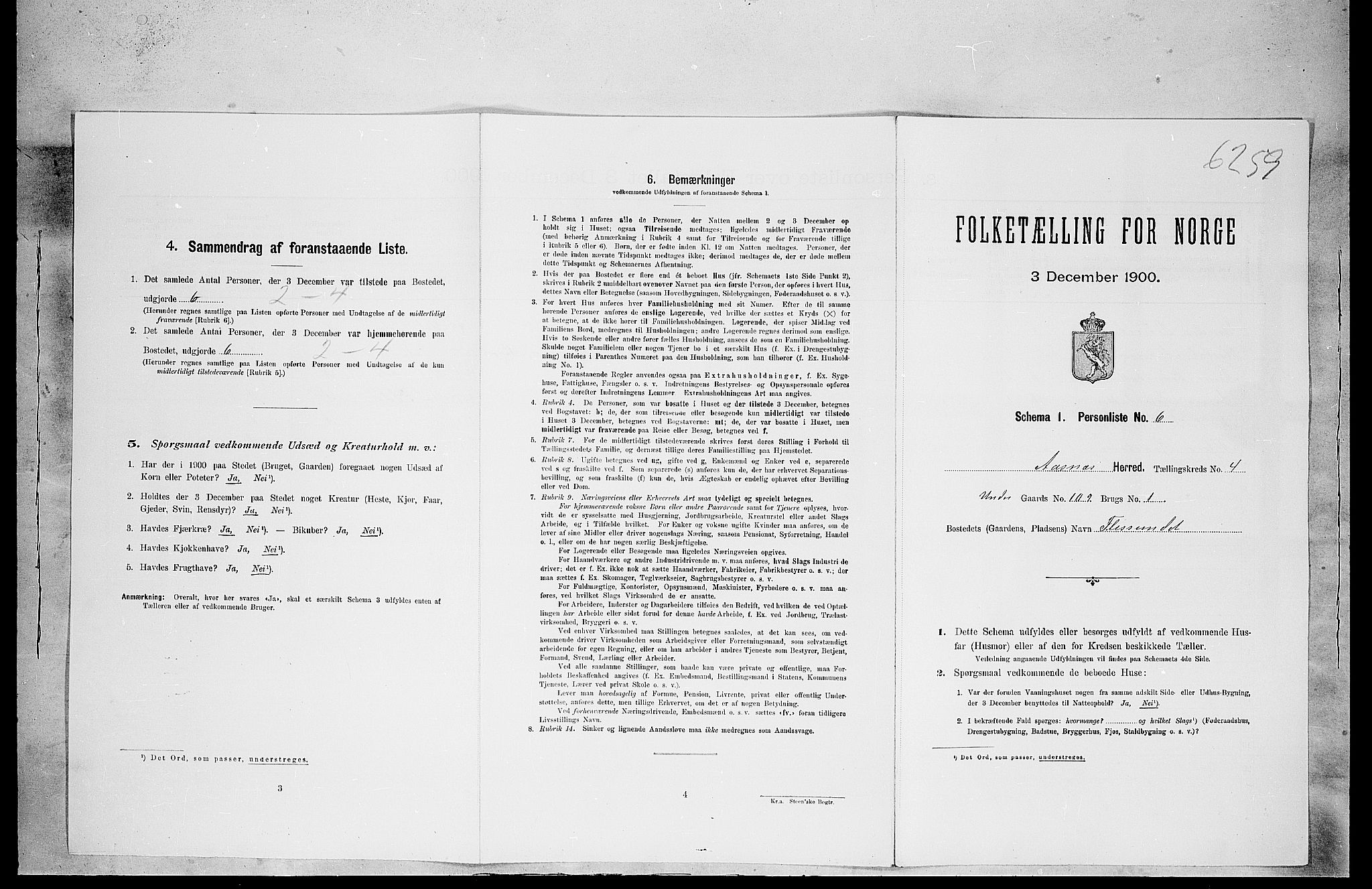 SAH, Folketelling 1900 for 0425 Åsnes herred, 1900, s. 576