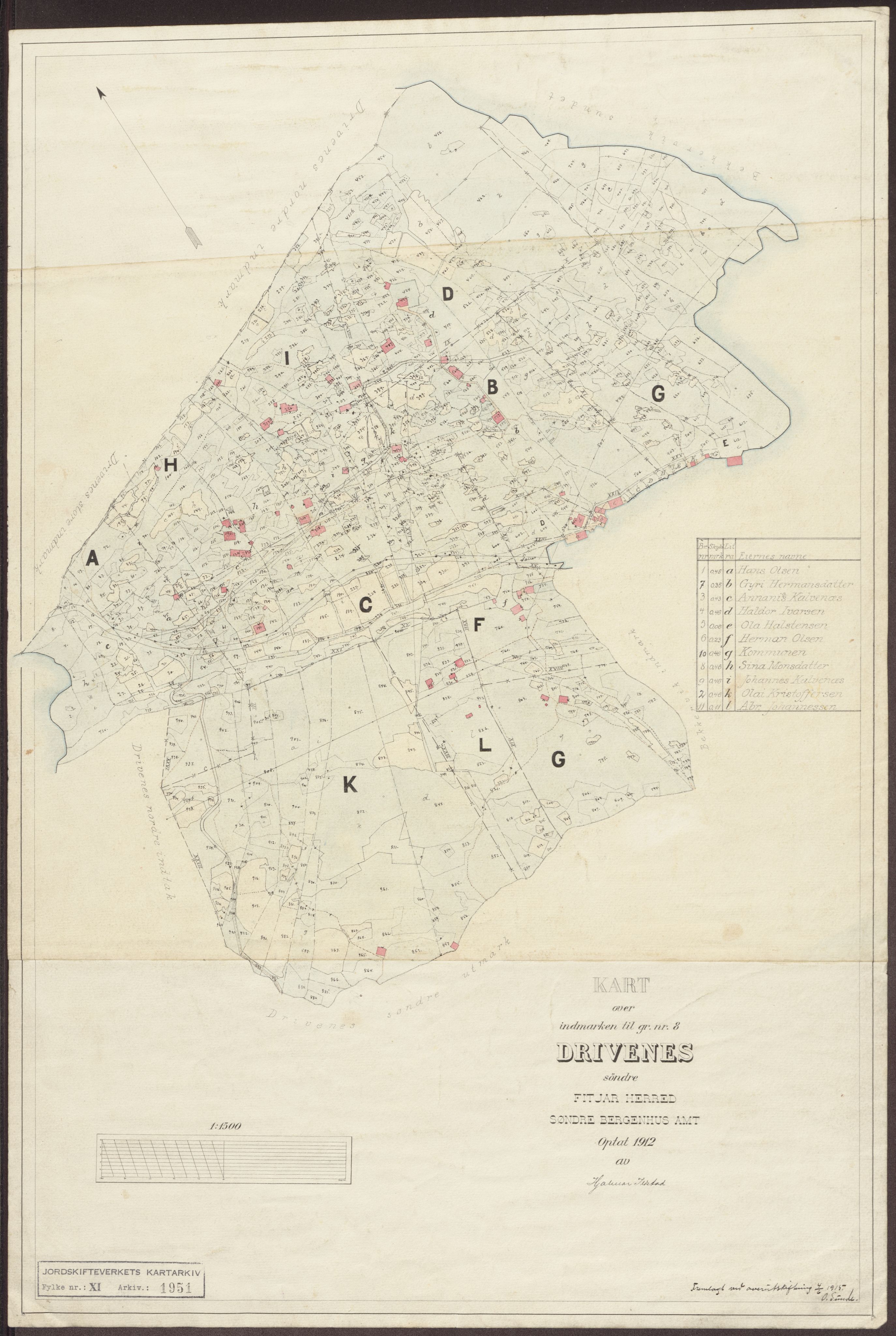 Jordskifteverkets kartarkiv, AV/RA-S-3929/T, 1859-1988, s. 2132