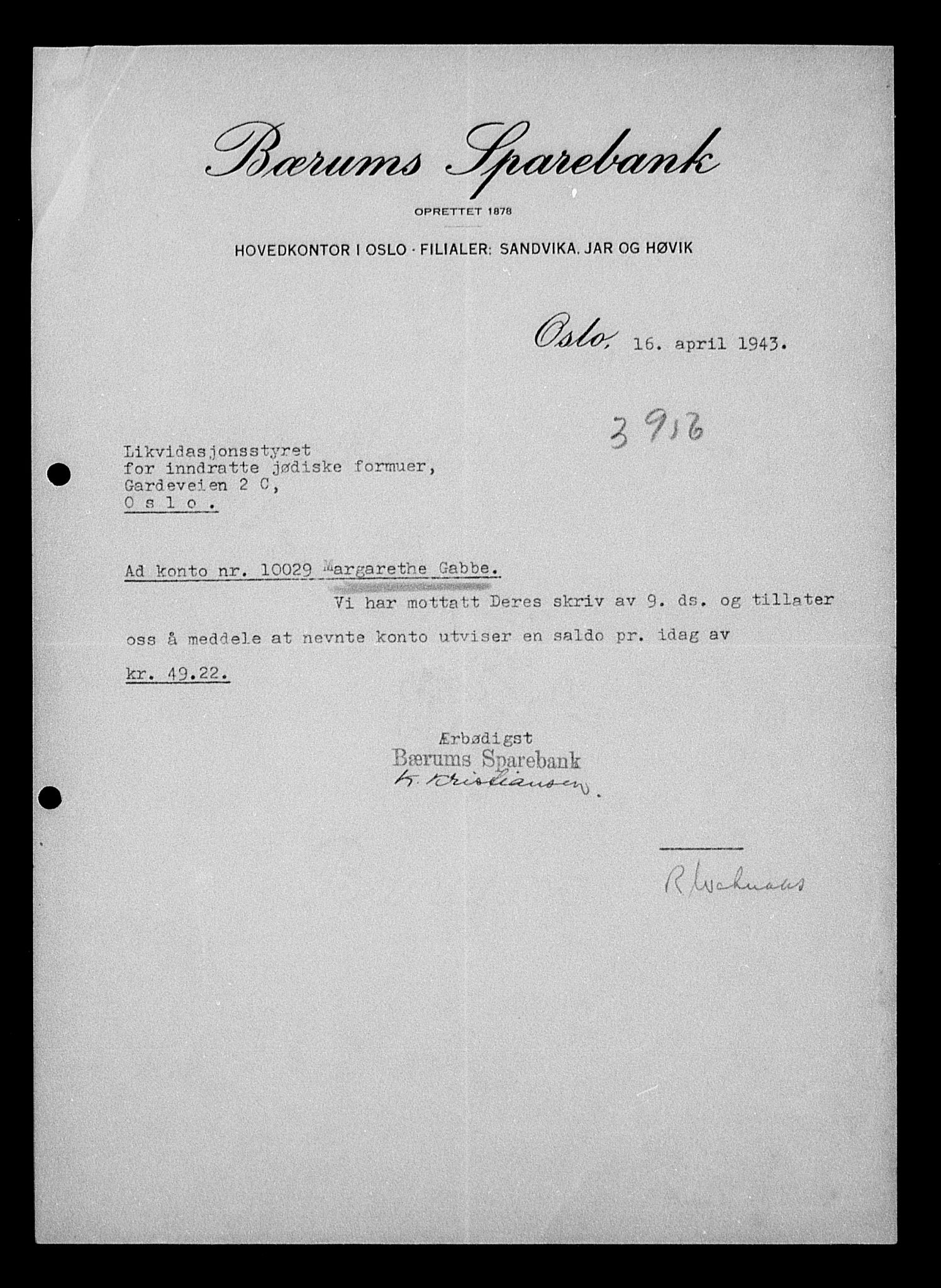 Justisdepartementet, Tilbakeføringskontoret for inndratte formuer, AV/RA-S-1564/H/Hc/Hcc/L0936: --, 1945-1947, s. 727