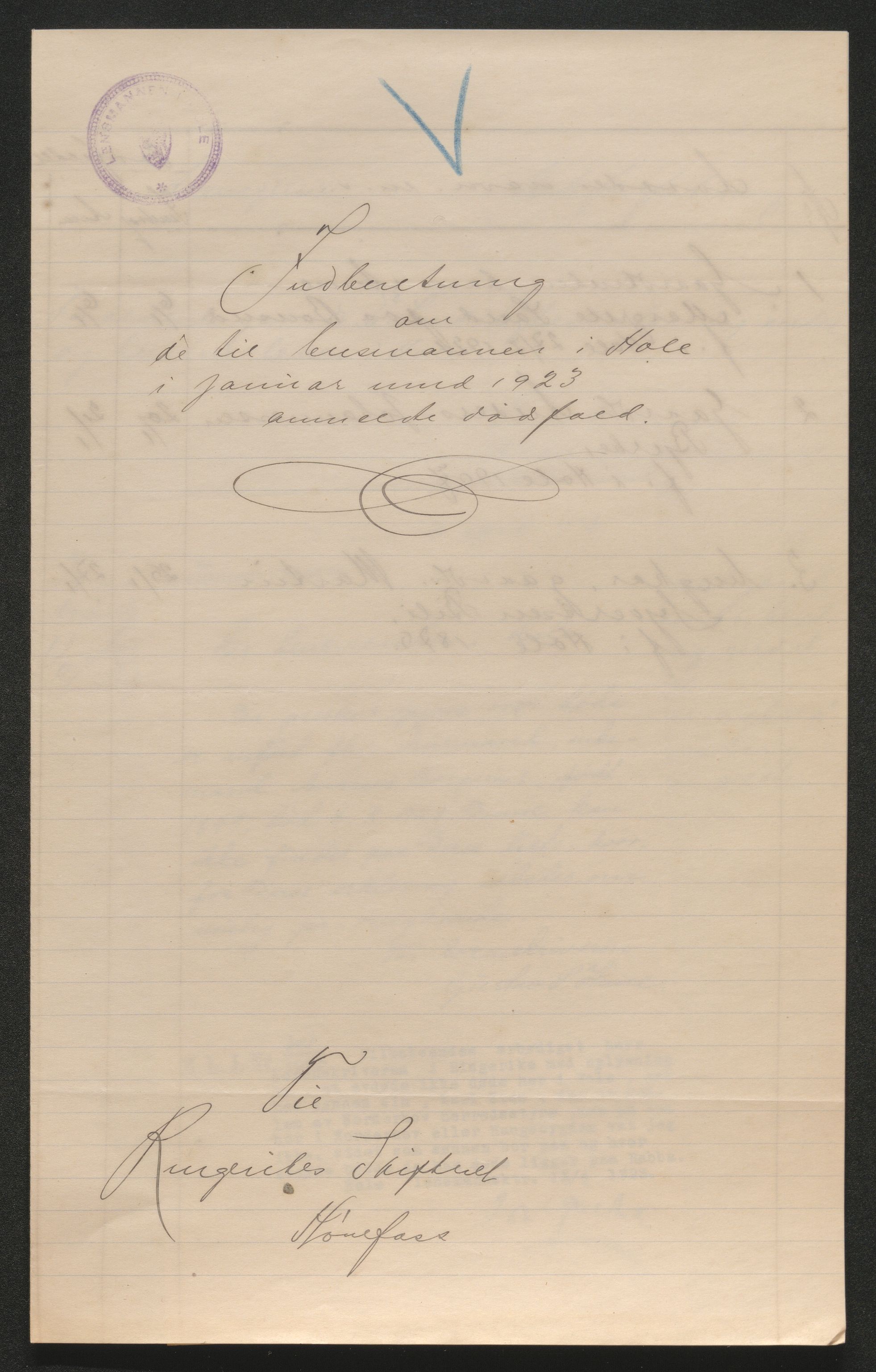 Ringerike sorenskriveri, AV/SAKO-A-105/H/Ha/Hab/L0020: Dødsfallslister Hole, 1918-1925