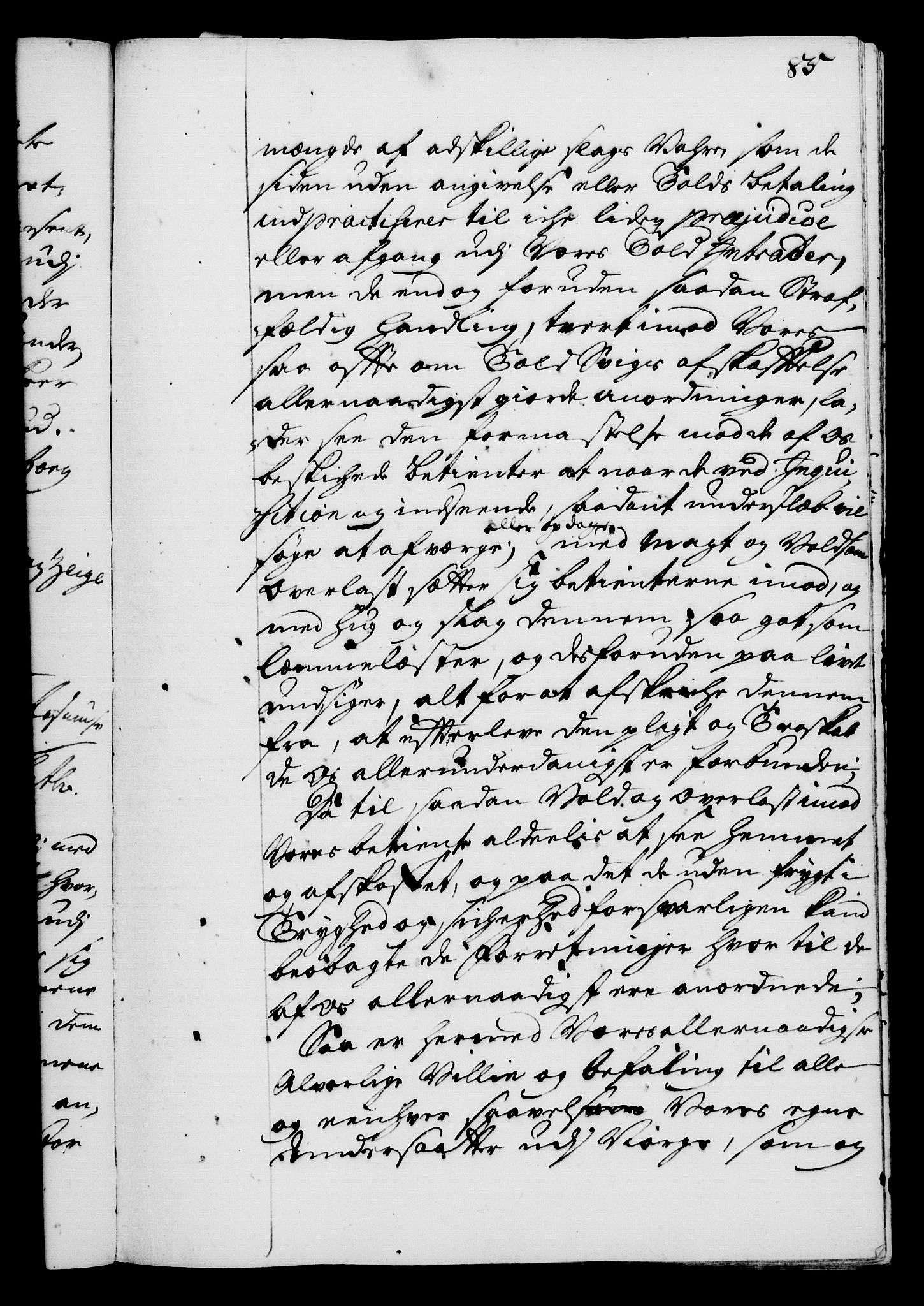 Rentekammeret, Kammerkanselliet, AV/RA-EA-3111/G/Gg/Gga/L0003: Norsk ekspedisjonsprotokoll med register (merket RK 53.3), 1727-1734, s. 85