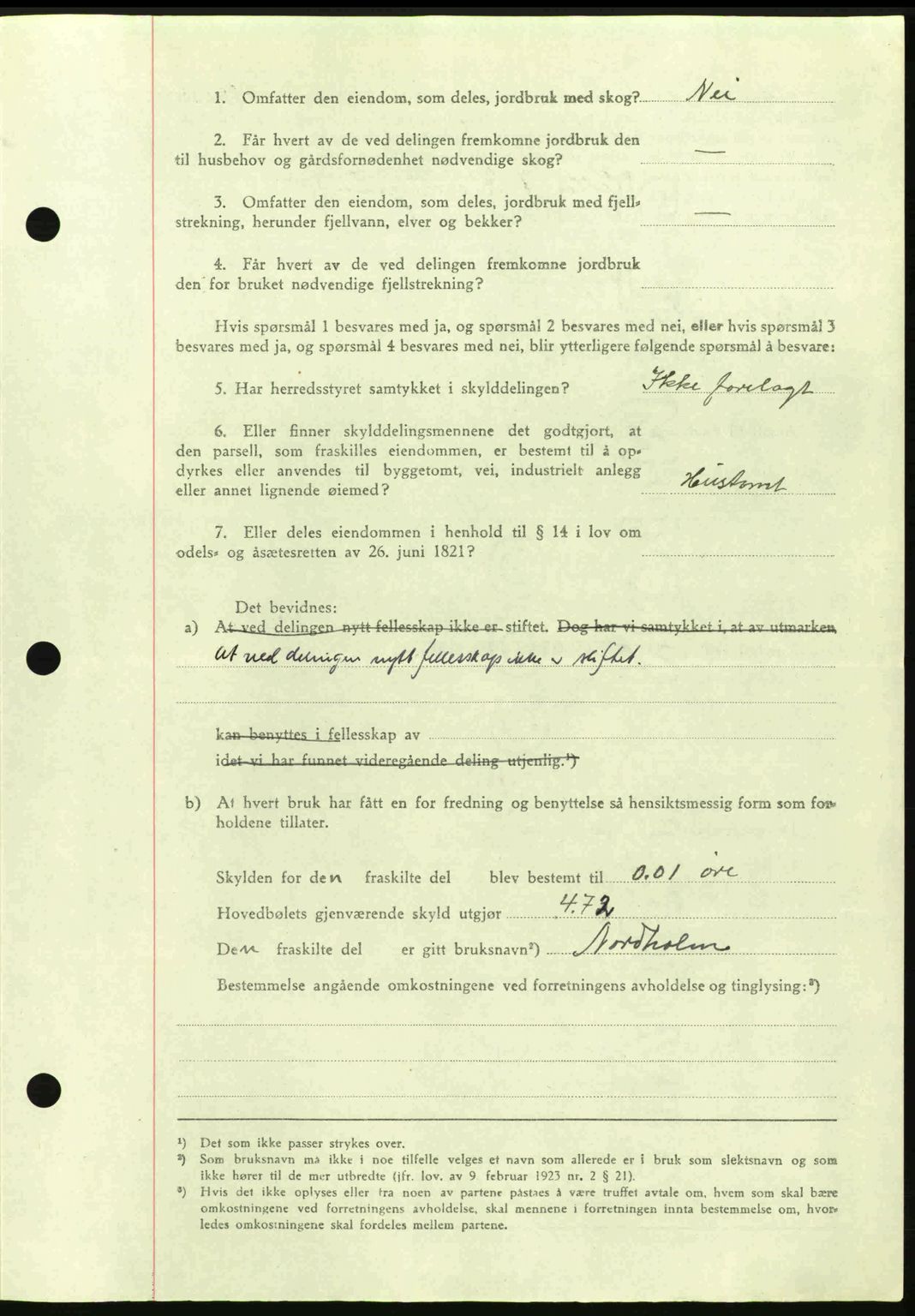 Hitra sorenskriveri, AV/SAT-A-0018/2/2C/2Ca: Pantebok nr. A2, 1943-1945, Dagboknr: 465/1945