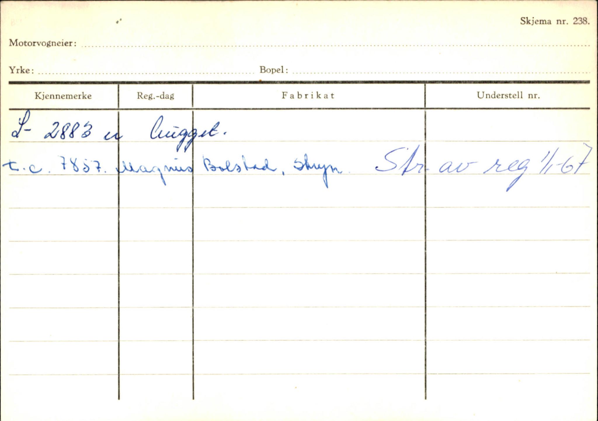 Statens vegvesen, Sogn og Fjordane vegkontor, AV/SAB-A-5301/4/F/L0131: Eigarregister Høyanger P-Å. Stryn S-Å, 1945-1975, s. 1389