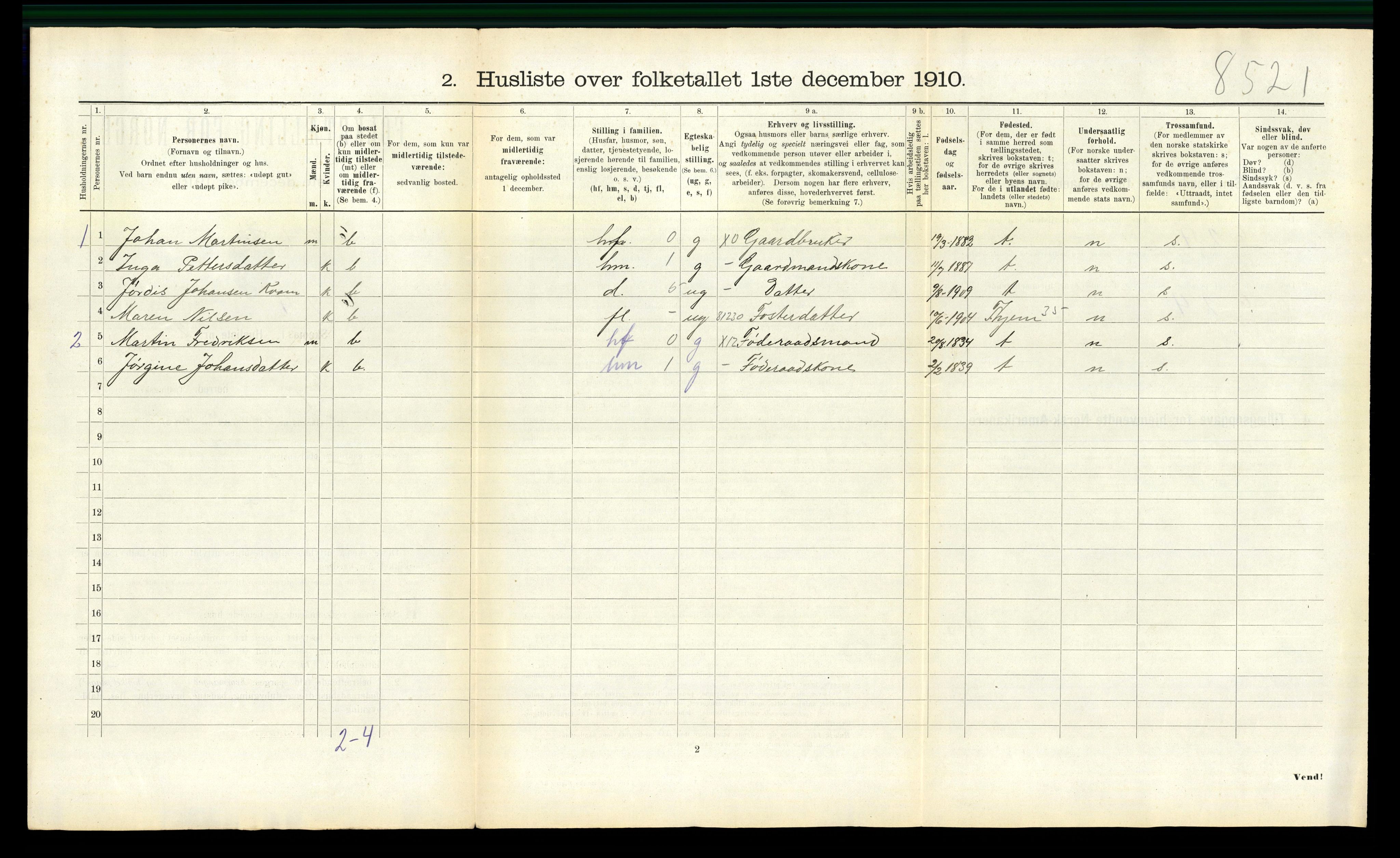 RA, Folketelling 1910 for 1719 Skogn herred, 1910, s. 759