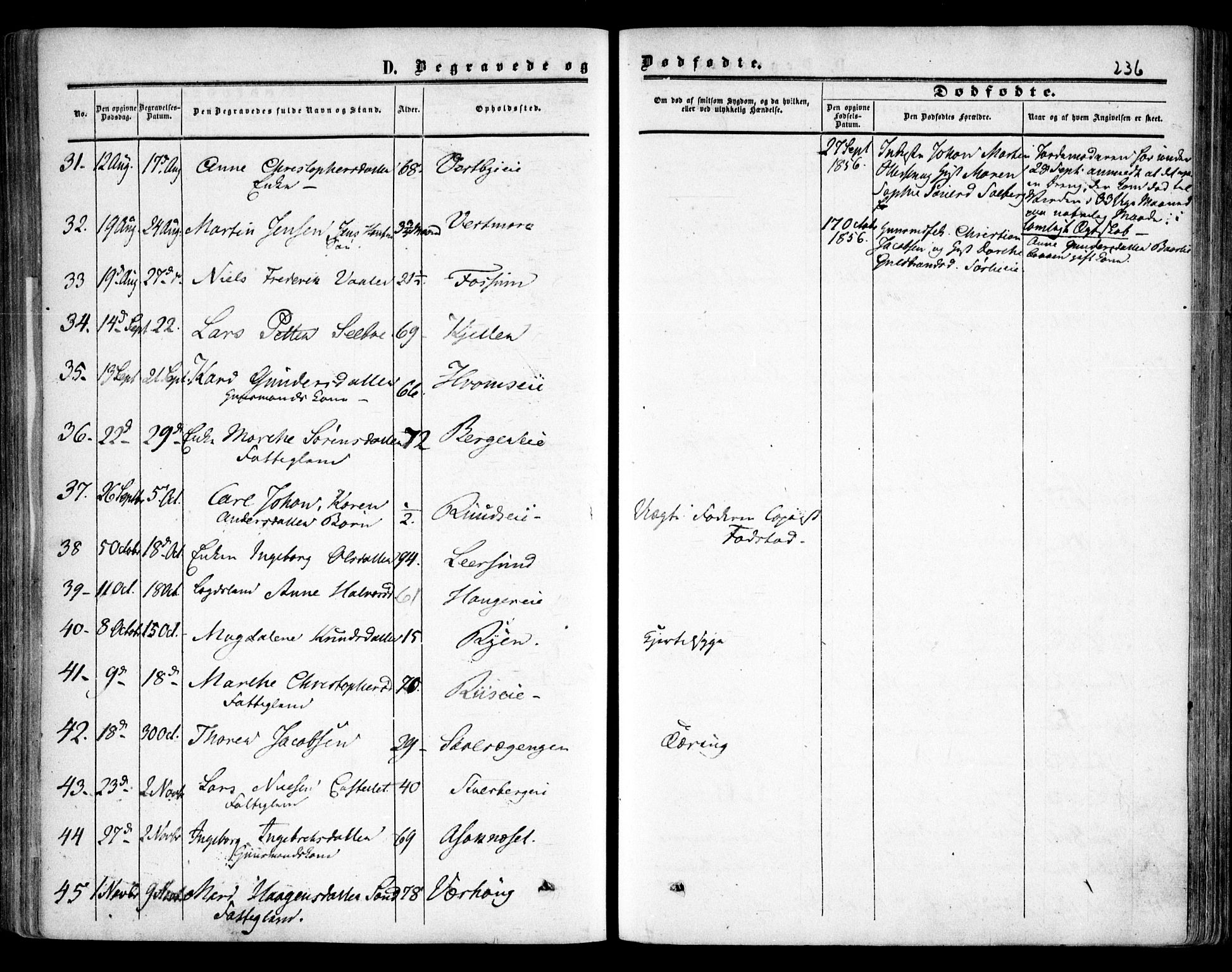Skedsmo prestekontor Kirkebøker, AV/SAO-A-10033a/F/Fa/L0010: Ministerialbok nr. I 10, 1854-1865, s. 236