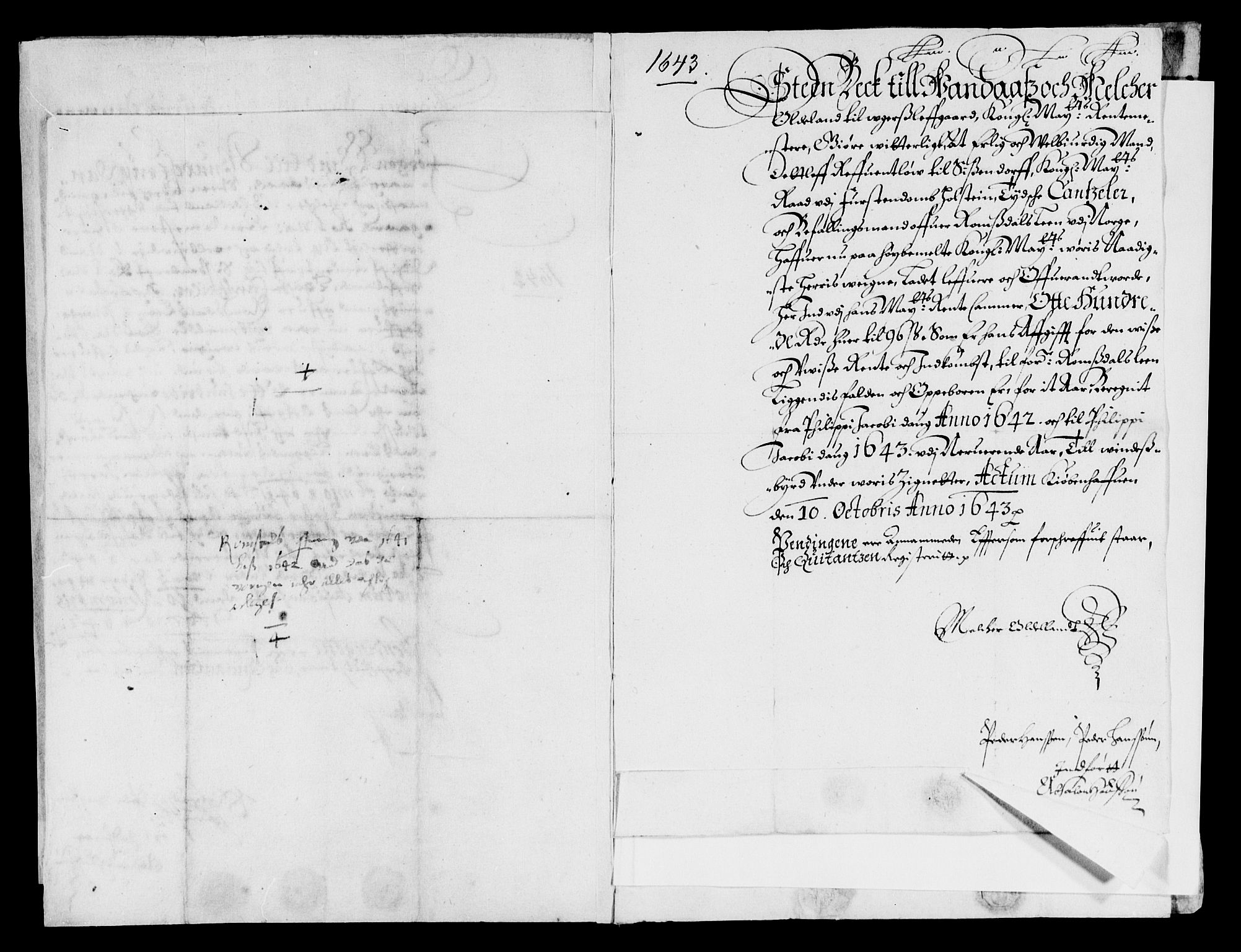 Rentekammeret inntil 1814, Reviderte regnskaper, Lensregnskaper, AV/RA-EA-5023/R/Rb/Rbx/L0001: Romsdal len, 1627-1646