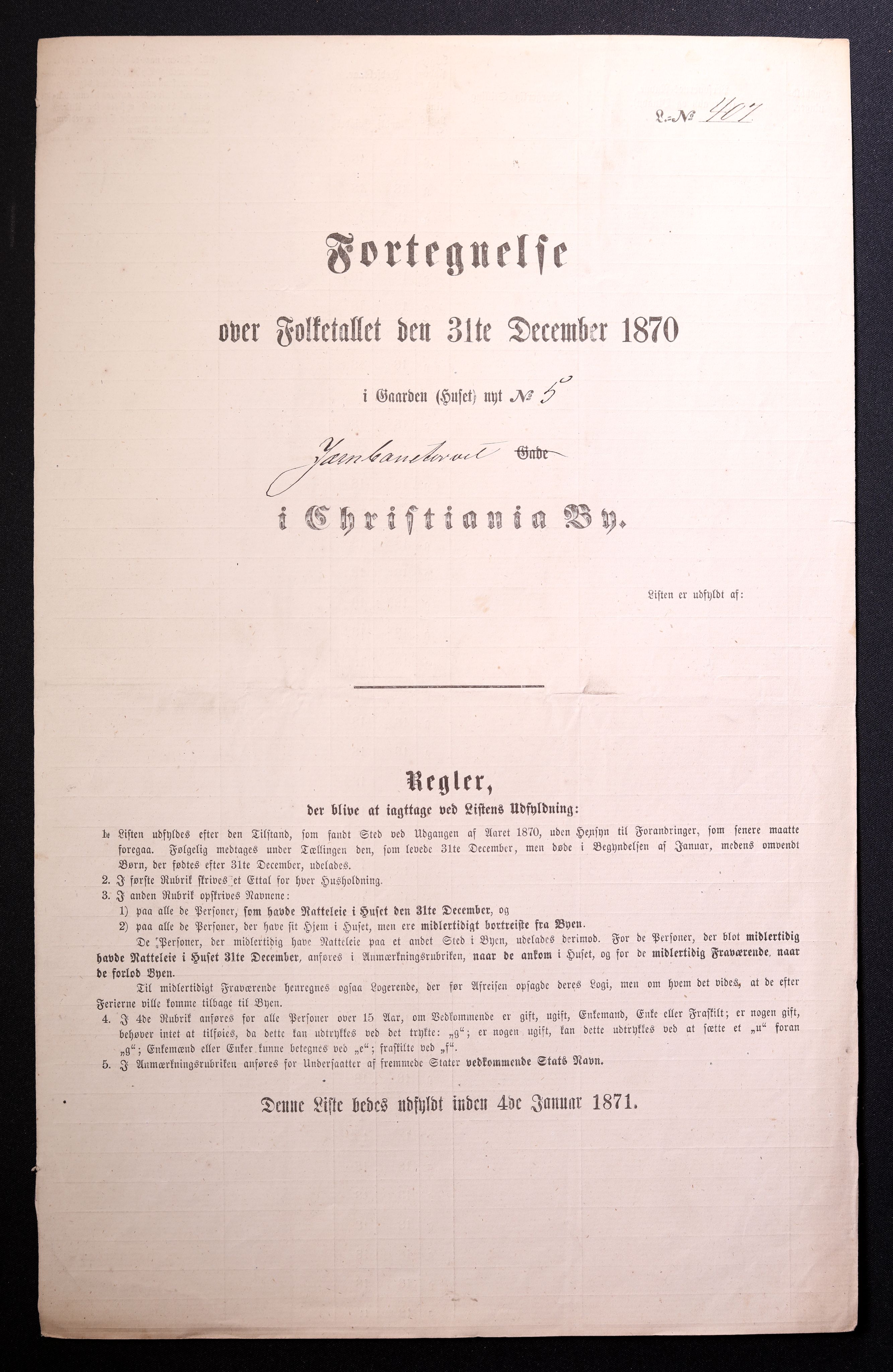 RA, Folketelling 1870 for 0301 Kristiania kjøpstad, 1870, s. 1356