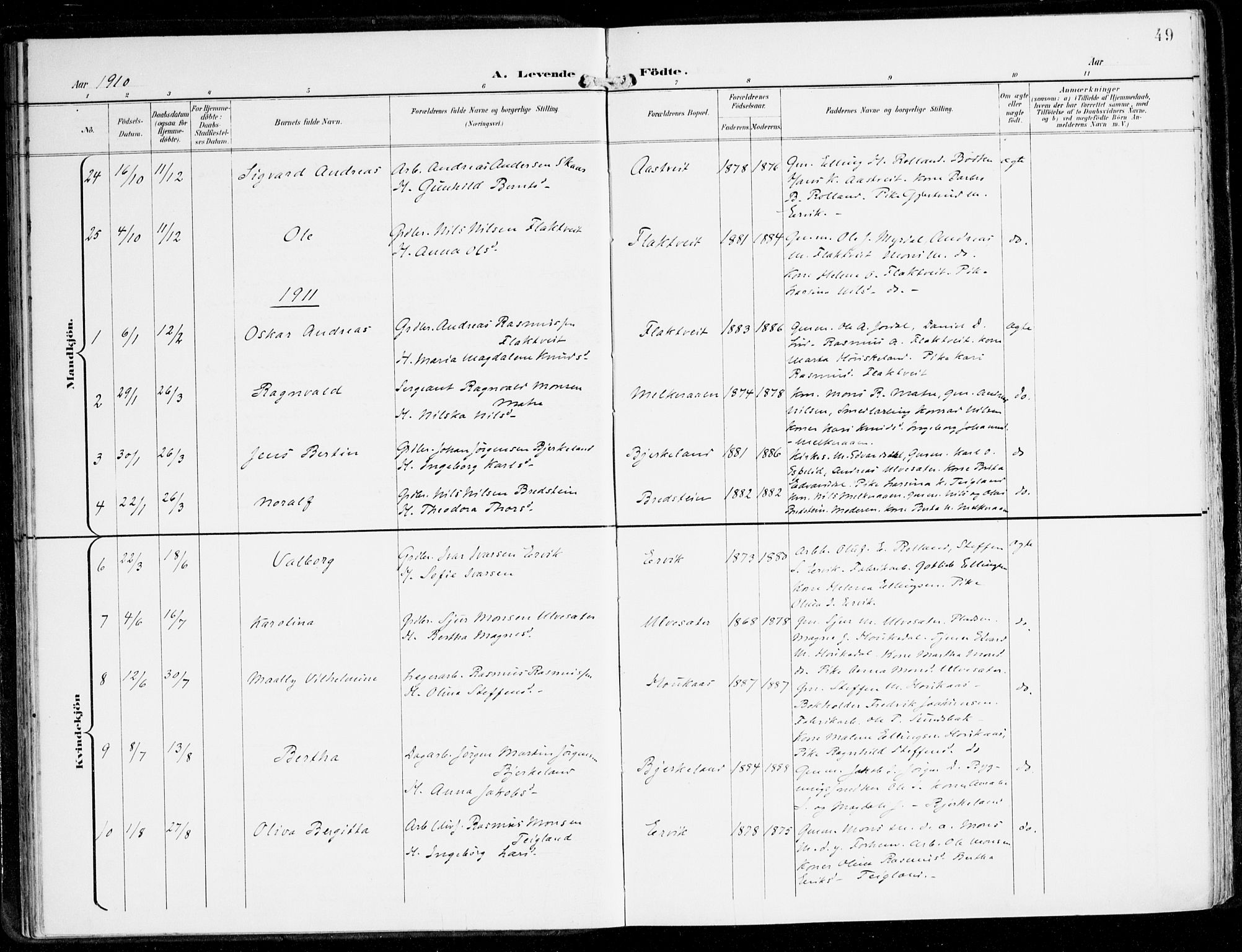 Hamre sokneprestembete, AV/SAB-A-75501/H/Ha/Haa/Haad/L0002: Ministerialbok nr. D 2, 1899-1916, s. 49