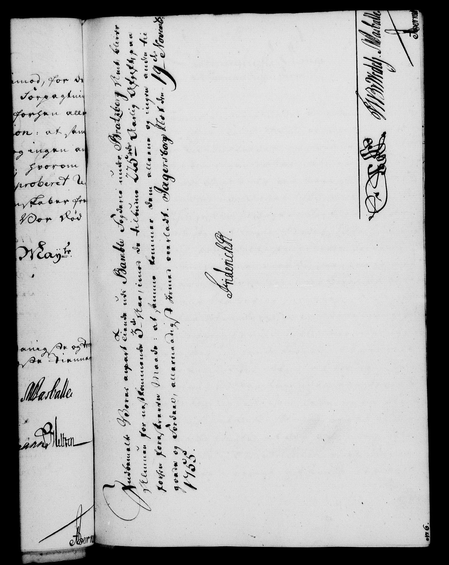 Rentekammeret, Kammerkanselliet, RA/EA-3111/G/Gf/Gfa/L0037: Norsk relasjons- og resolusjonsprotokoll (merket RK 52.37), 1755, s. 604