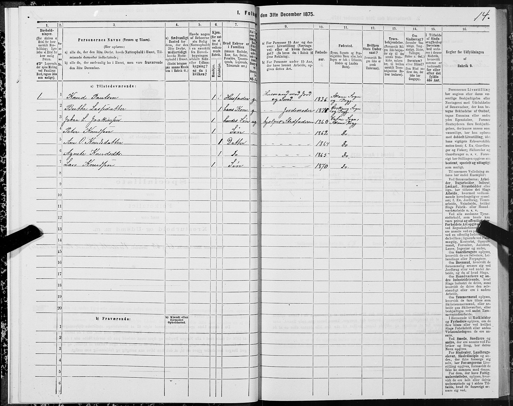 SAT, Folketelling 1875 for 1529P Skodje prestegjeld, 1875, s. 3014