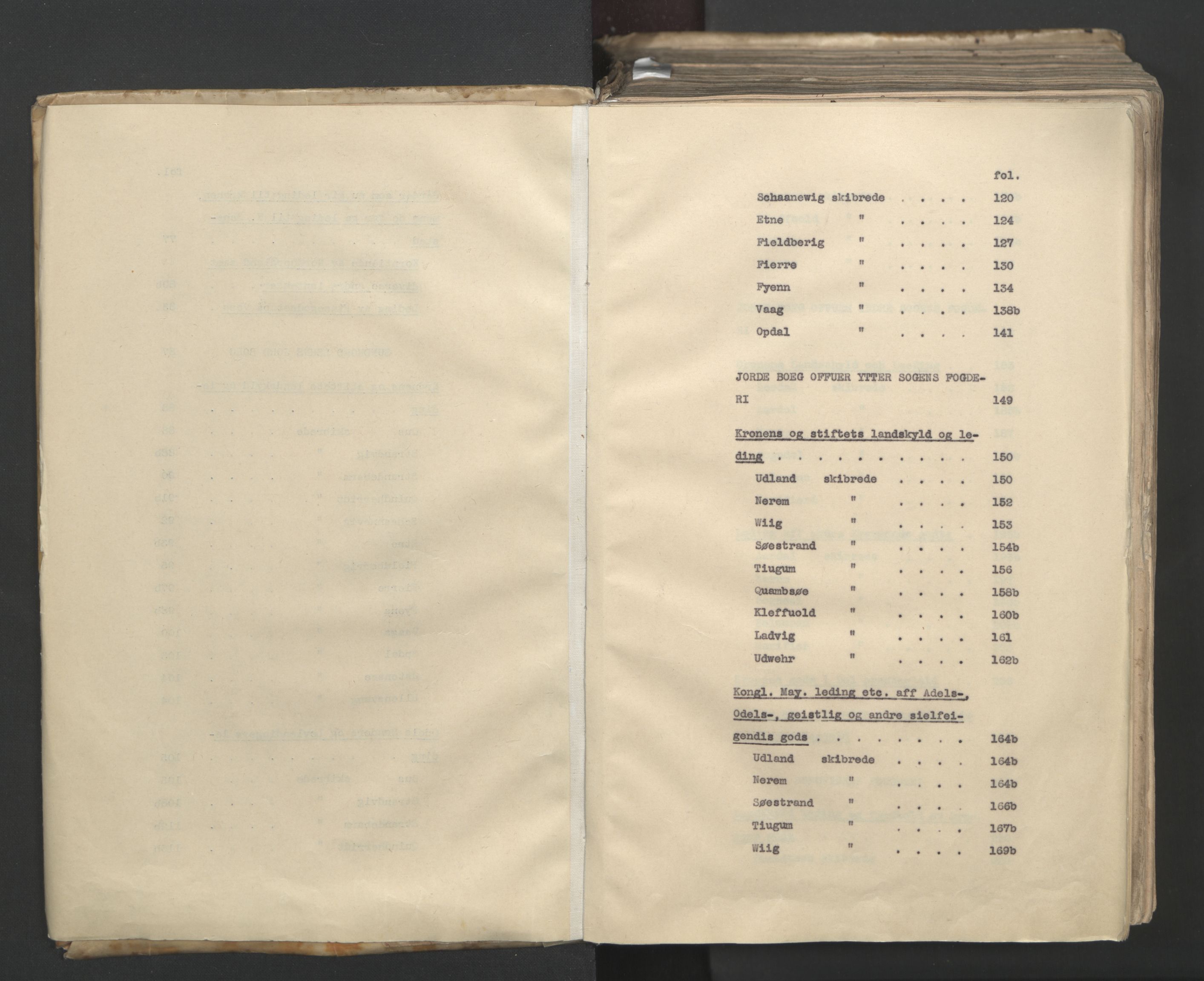 Rentekammeret inntil 1814, Realistisk ordnet avdeling, AV/RA-EA-4070/L/L0025/0001: Bergen lagdømme: / [B]: Kronens jordebok. Nordhordland, Sunnhordland, Ytre Sogn, Indre Sogn, Sunnfjord, Nordfjord, Sunnmøre, Hardanger med Halsnøy kloster, Lyse kloster, Apostelgodset, Munkeliv og St. Hans kloster, Alle helgen gods, Lagstolen gods, Ove Jenssøns gods på Voss, 1661