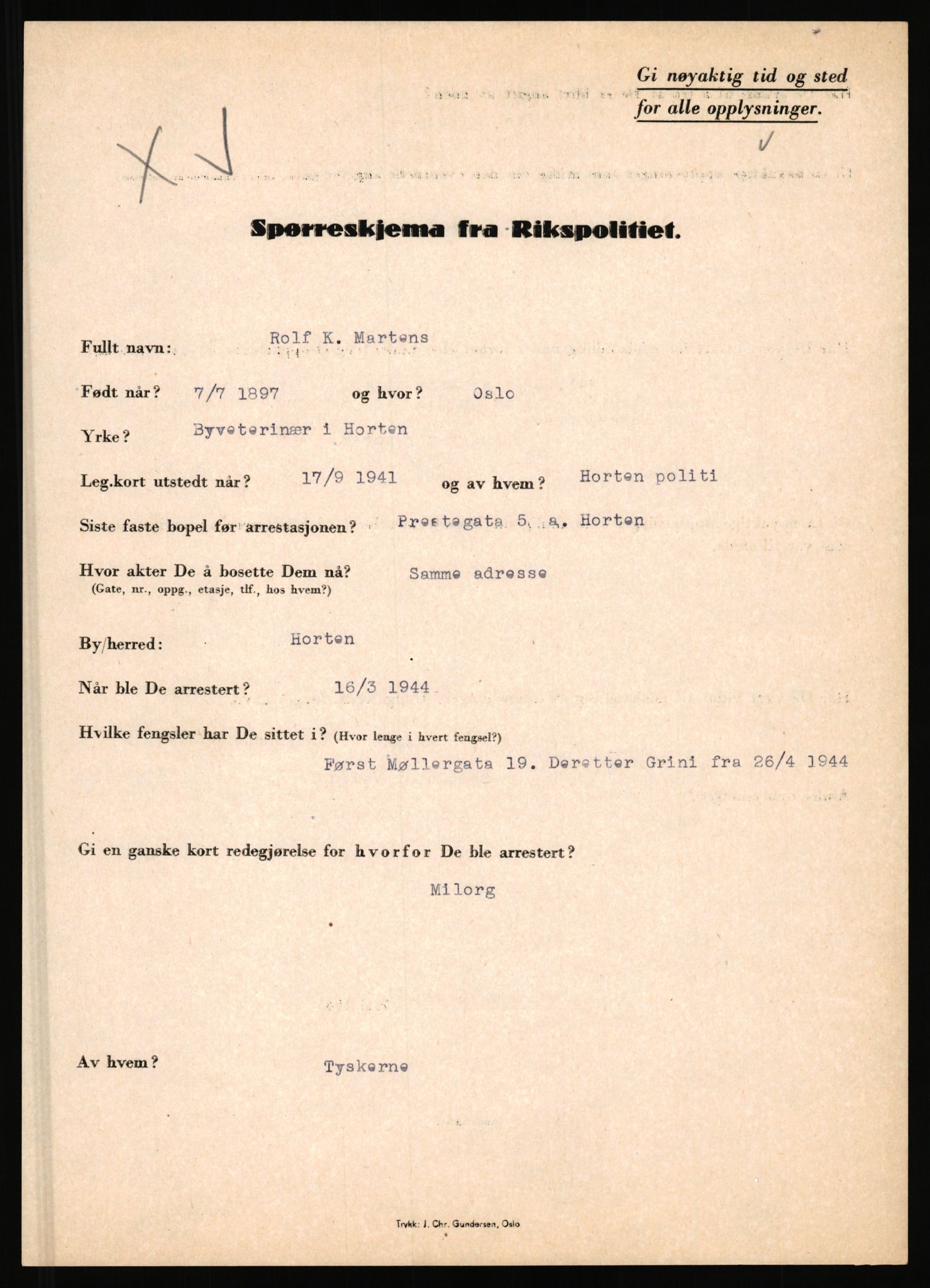 Rikspolitisjefen, AV/RA-S-1560/L/L0011: Lucassen, Oscar Fredrik - Moen, Olav, 1940-1945, s. 528