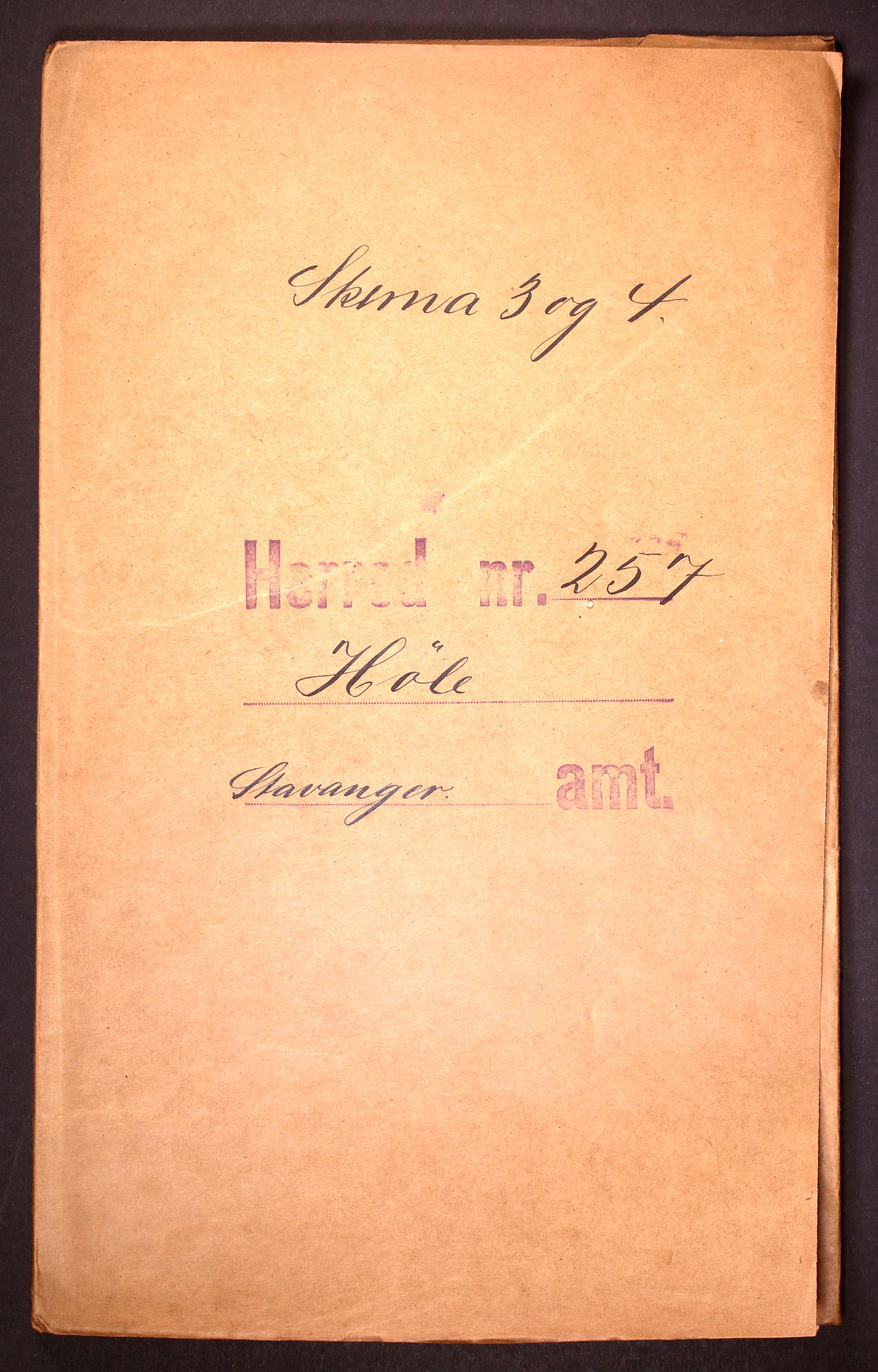 RA, Folketelling 1910 for 1128 Høle herred, 1910, s. 1