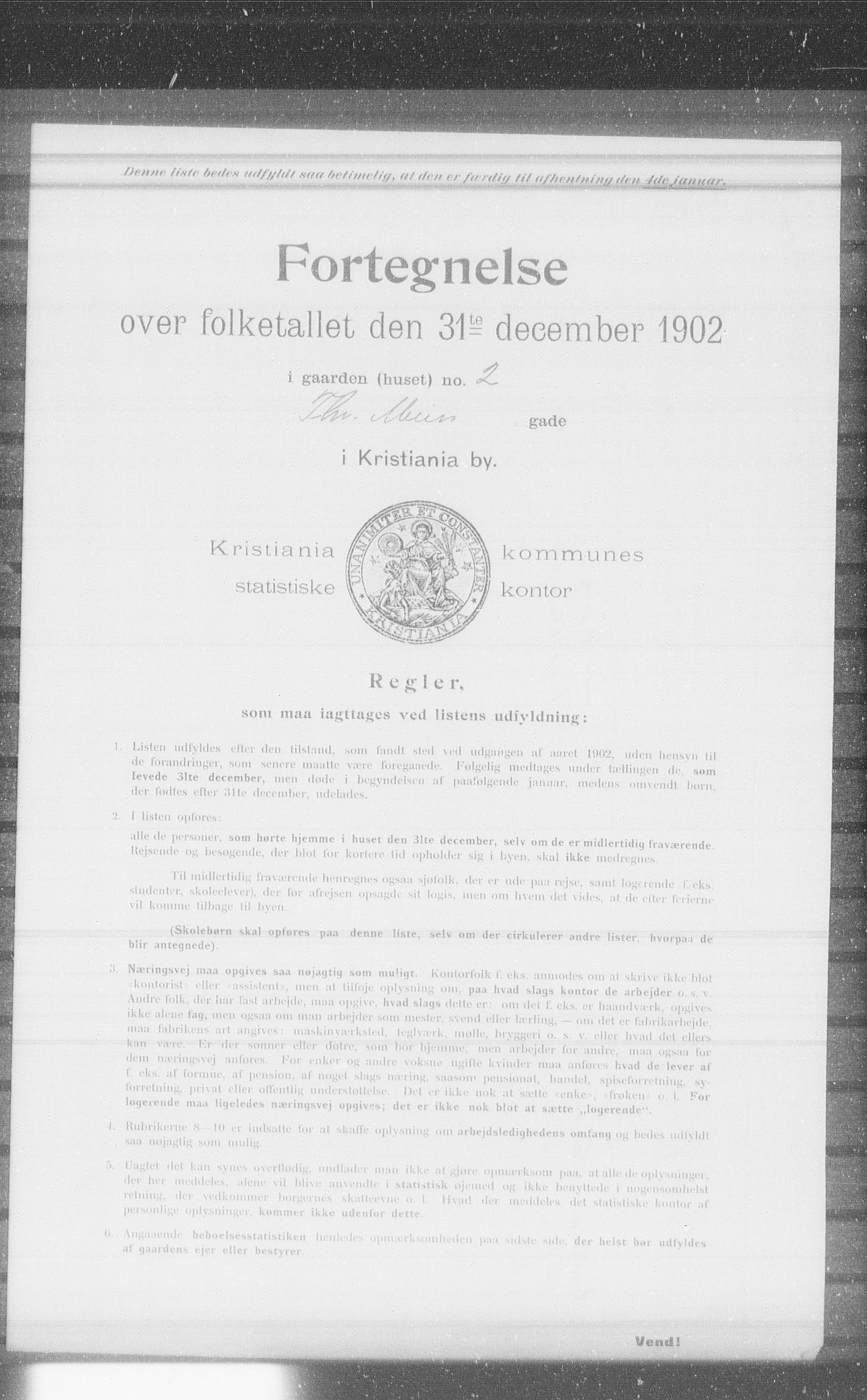 OBA, Kommunal folketelling 31.12.1902 for Kristiania kjøpstad, 1902, s. 20445