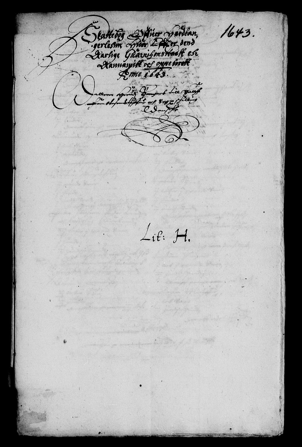 Rentekammeret inntil 1814, Reviderte regnskaper, Lensregnskaper, RA/EA-5023/R/Rb/Rbt/L0097: Bergenhus len, 1643-1644