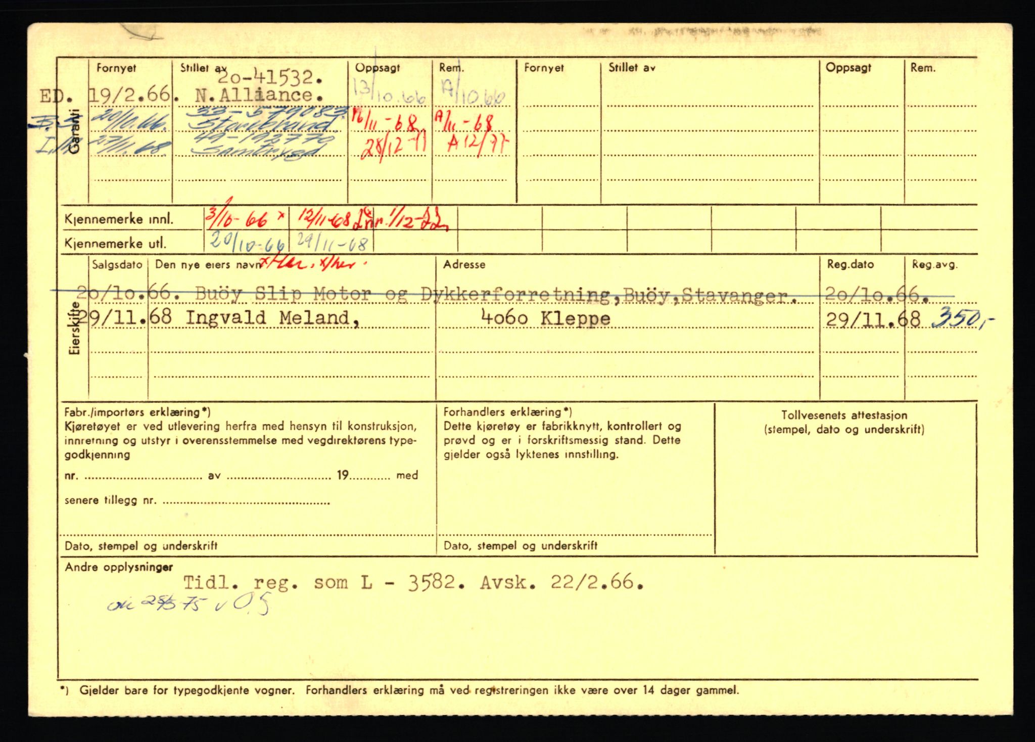 Stavanger trafikkstasjon, AV/SAST-A-101942/0/F/L0073: L-84100 - L-86499, 1930-1971, s. 718