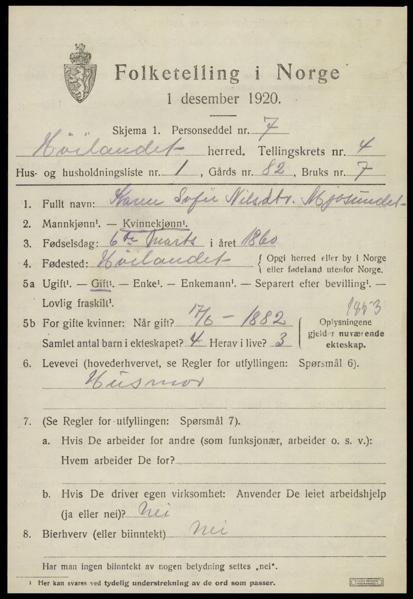 SAT, Folketelling 1920 for 1743 Høylandet herred, 1920, s. 2224