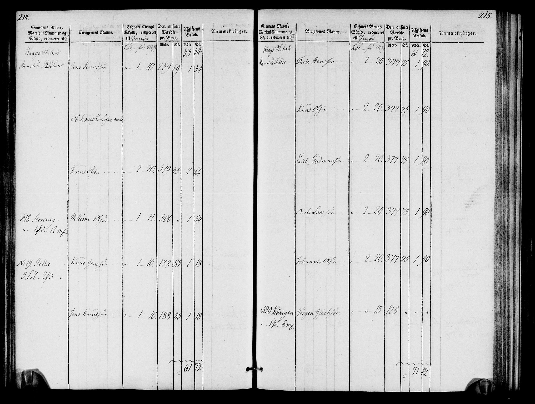 Rentekammeret inntil 1814, Realistisk ordnet avdeling, RA/EA-4070/N/Ne/Nea/L0109: Sunnhordland og Hardanger fogderi. Oppebørselsregister, 1803-1804, s. 110