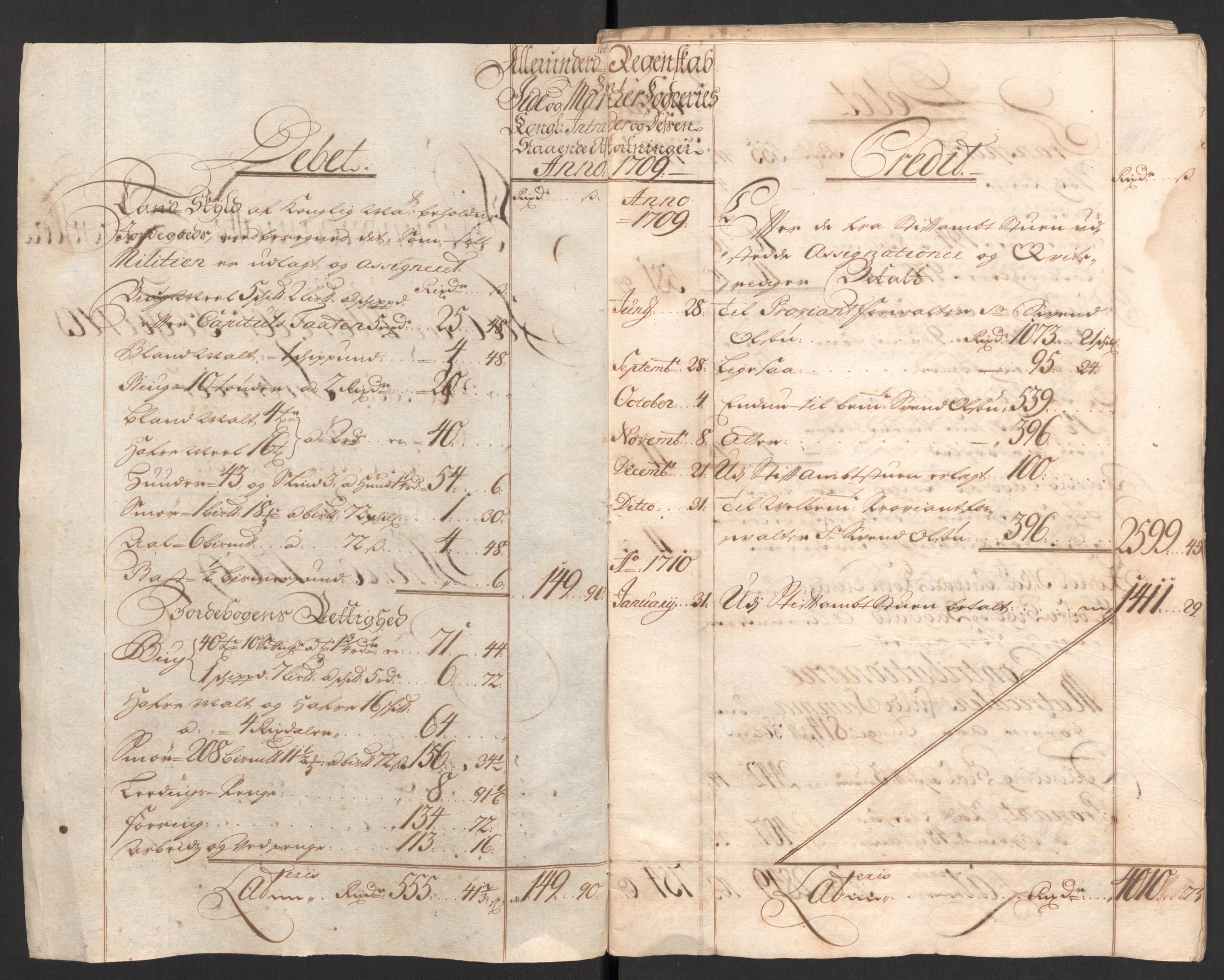 Rentekammeret inntil 1814, Reviderte regnskaper, Fogderegnskap, RA/EA-4092/R01/L0018: Fogderegnskap Idd og Marker, 1707-1709, s. 263