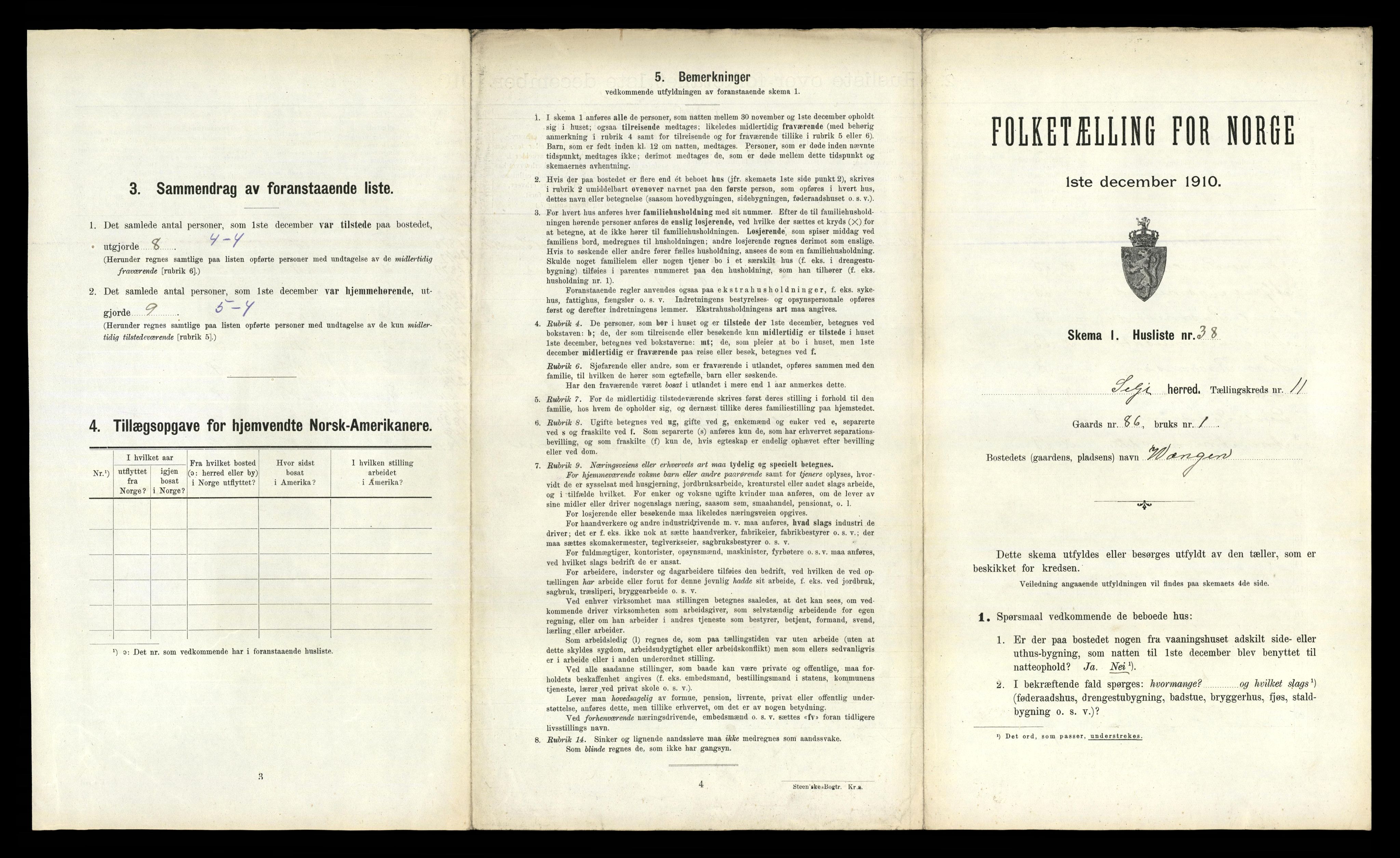 RA, Folketelling 1910 for 1441 Selje herred, 1910, s. 994