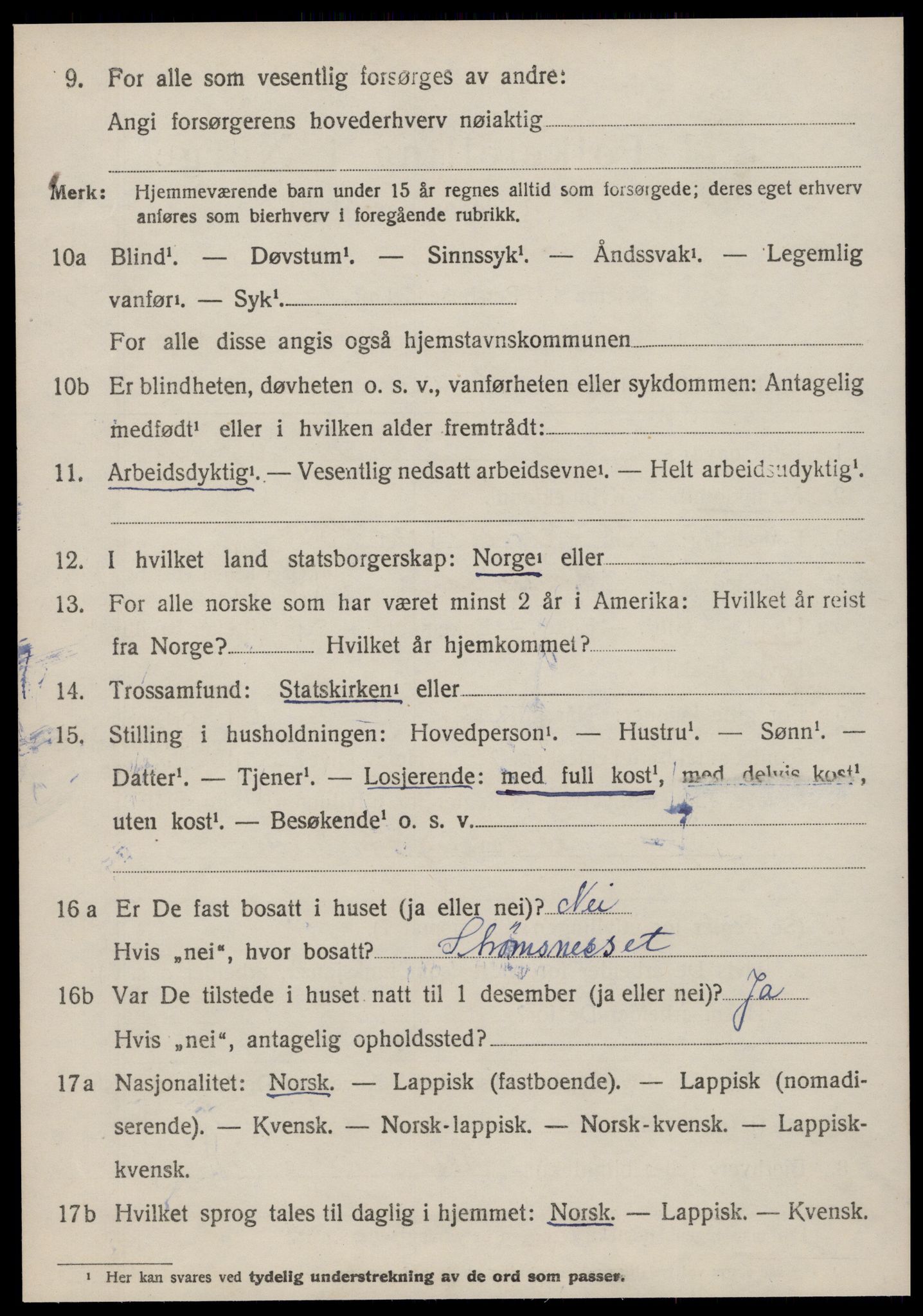 SAT, Folketelling 1920 for 1612 Hemne herred, 1920, s. 7201