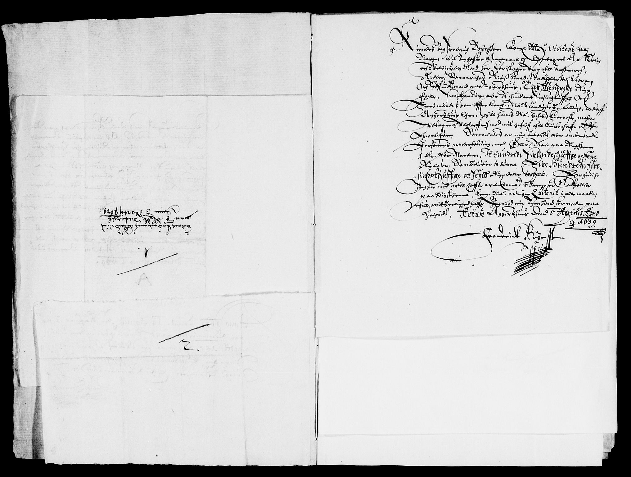 Rentekammeret inntil 1814, Reviderte regnskaper, Lensregnskaper, RA/EA-5023/R/Rb/Rba/L0144: Akershus len, 1638-1640
