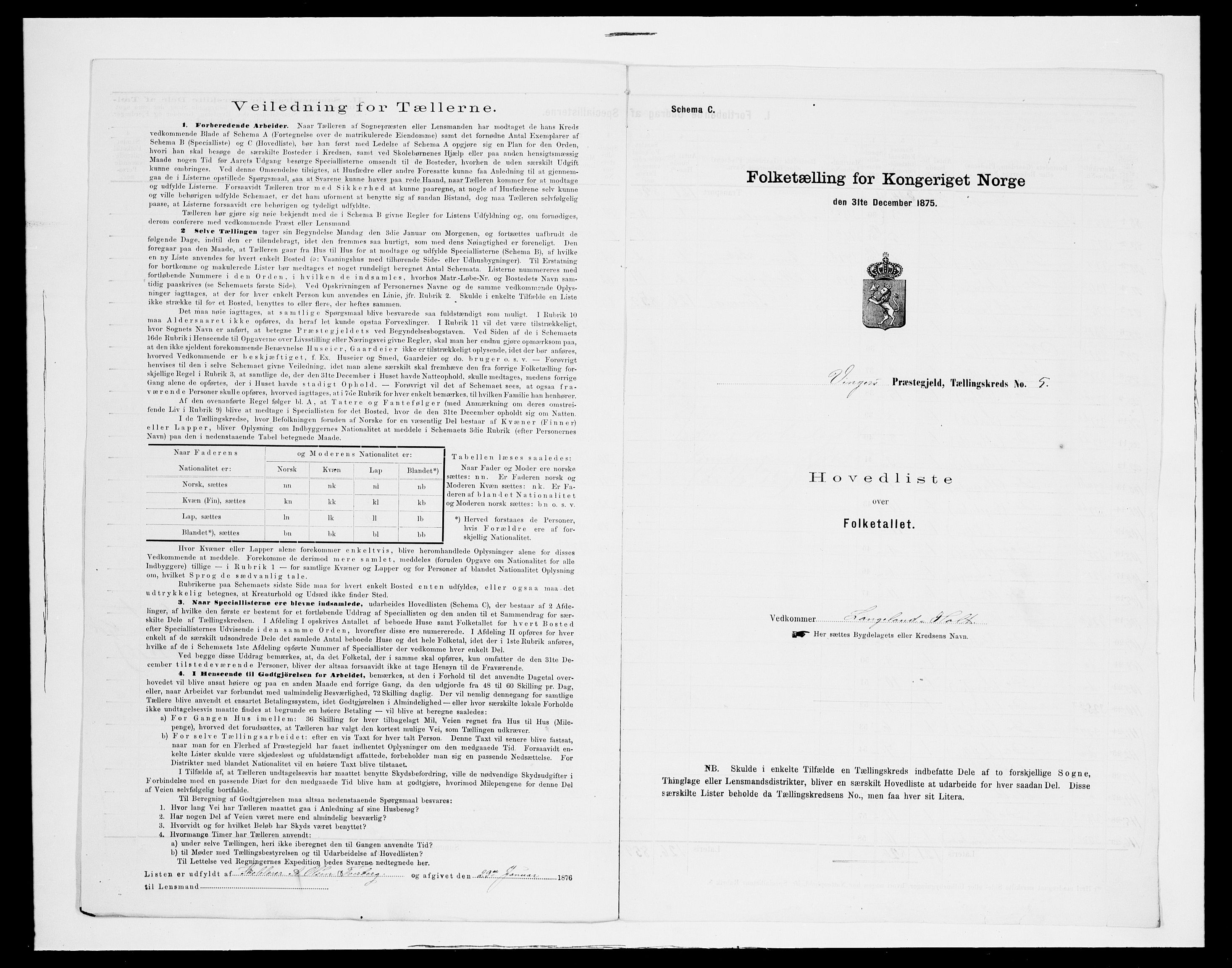 SAH, Folketelling 1875 for 0421L Vinger prestegjeld, Vinger sokn og Austmarka sokn, 1875, s. 32