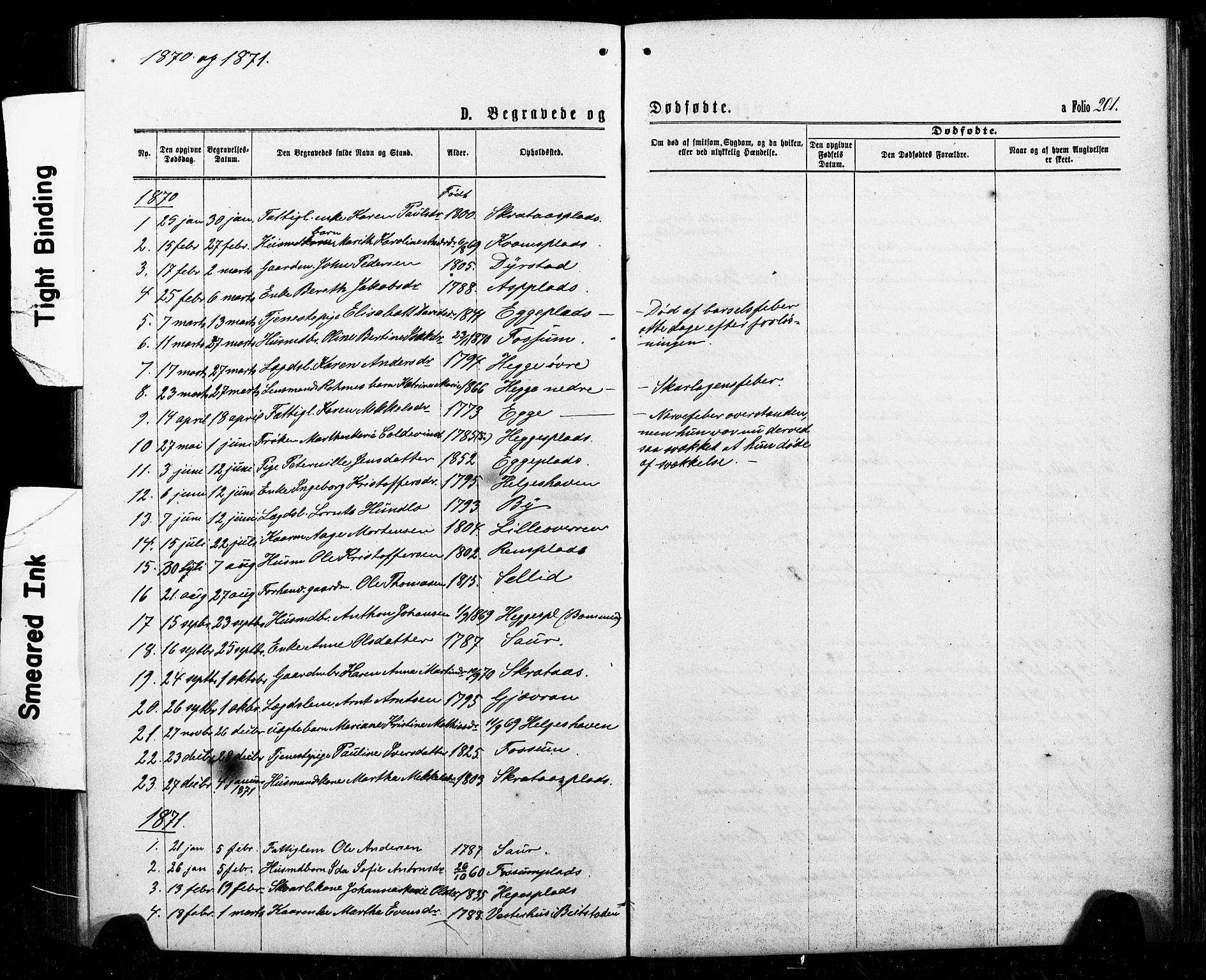 Ministerialprotokoller, klokkerbøker og fødselsregistre - Nord-Trøndelag, AV/SAT-A-1458/740/L0380: Klokkerbok nr. 740C01, 1868-1902, s. 201