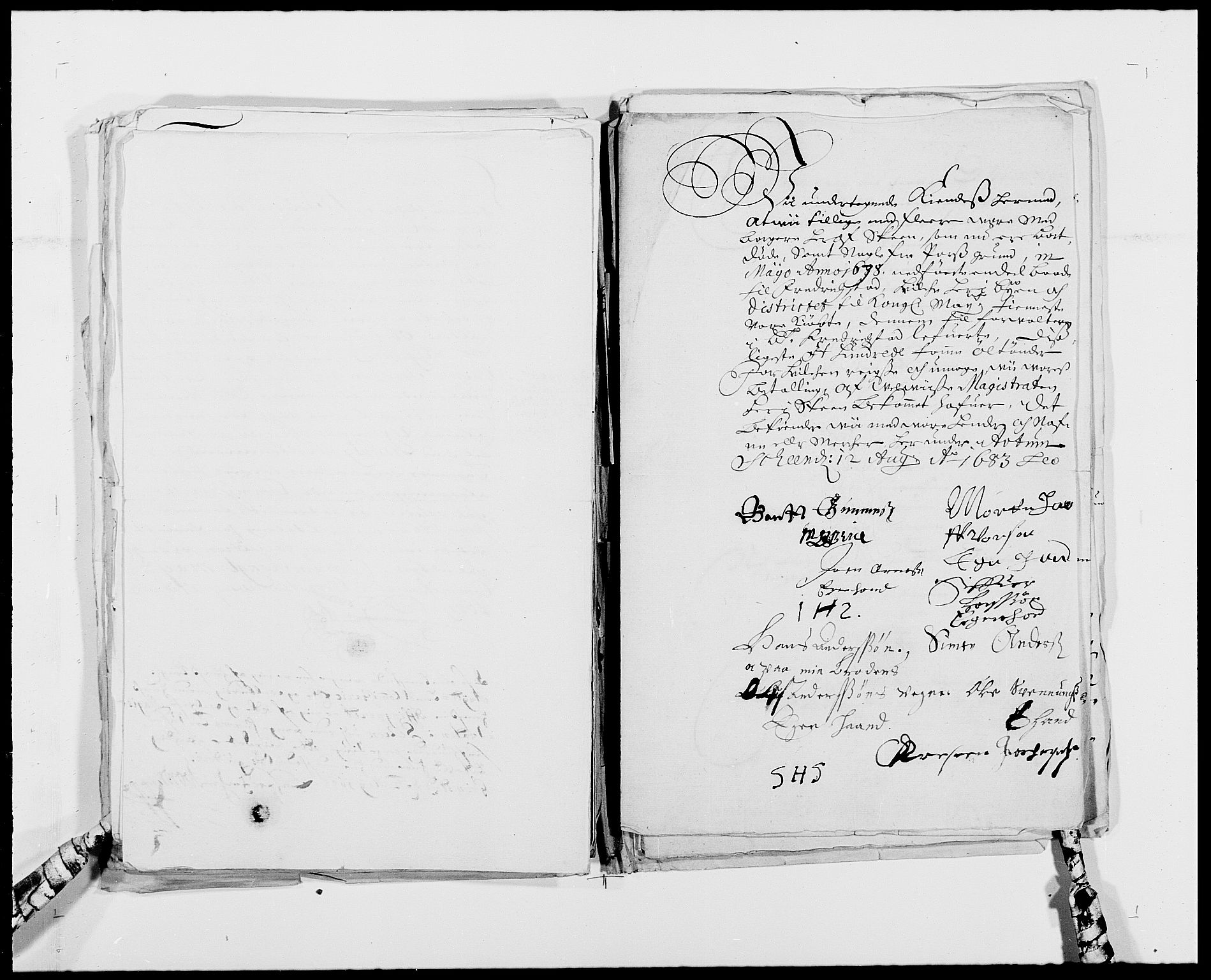 Rentekammeret inntil 1814, Reviderte regnskaper, Byregnskaper, AV/RA-EA-4066/R/Rj/L0193: [J3] Kontribusjonsregnskap (med Langesund, Brevik, Porsgrunn og Kragerø), 1663-1691, s. 532