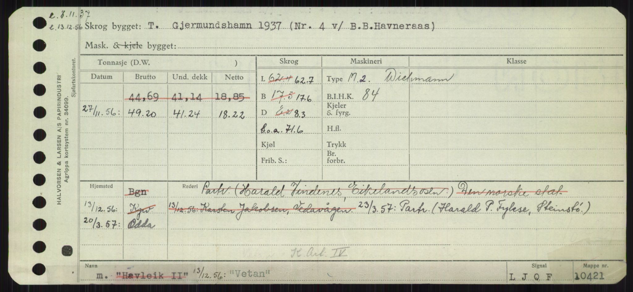 Sjøfartsdirektoratet med forløpere, Skipsmålingen, AV/RA-S-1627/H/Ha/L0006/0002: Fartøy, Sver-Å / Fartøy, U-Å, s. 387