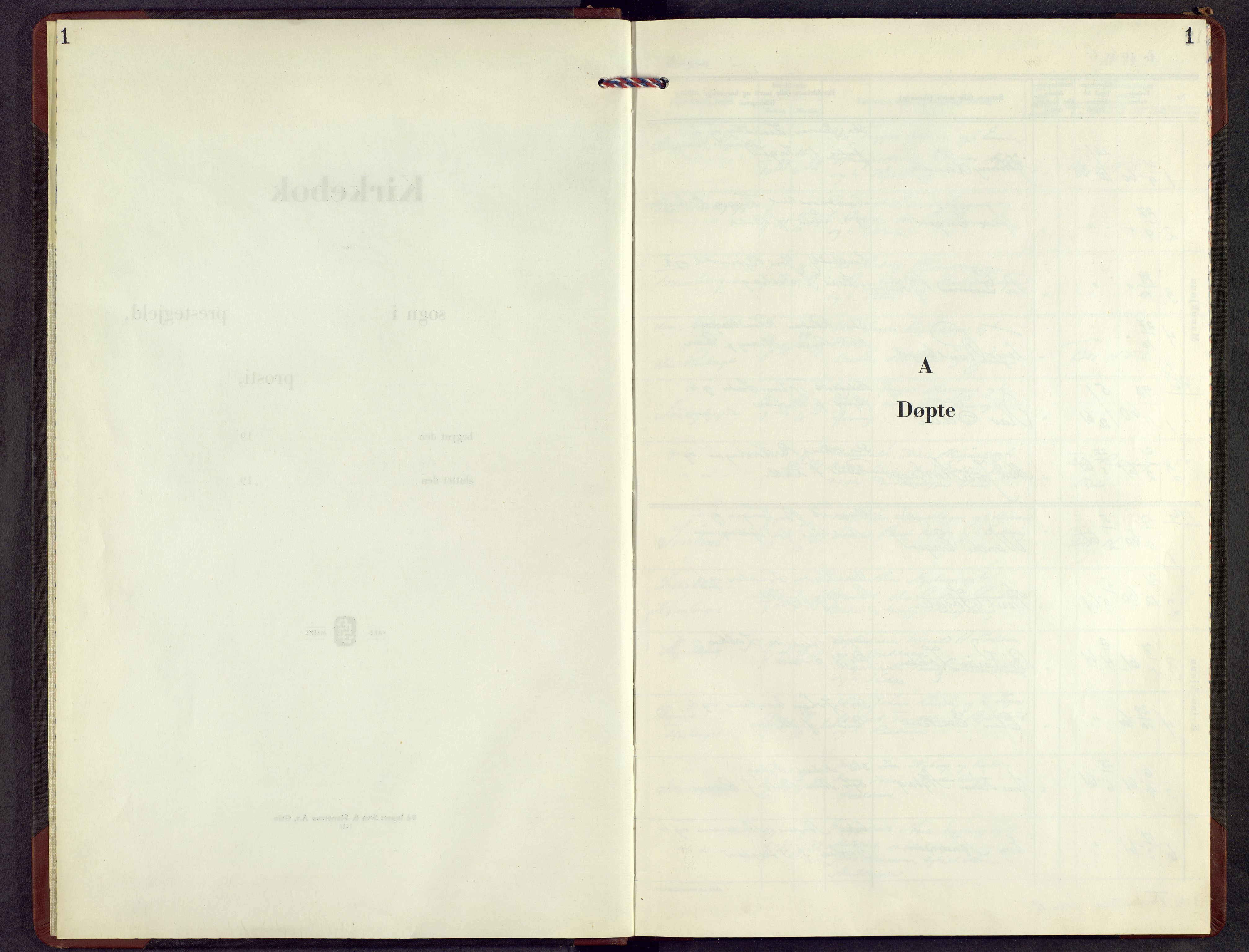 Elverum prestekontor, SAH/PREST-044/H/Ha/Hab/L0026: Klokkerbok nr. 26, 1960-1967, s. 1