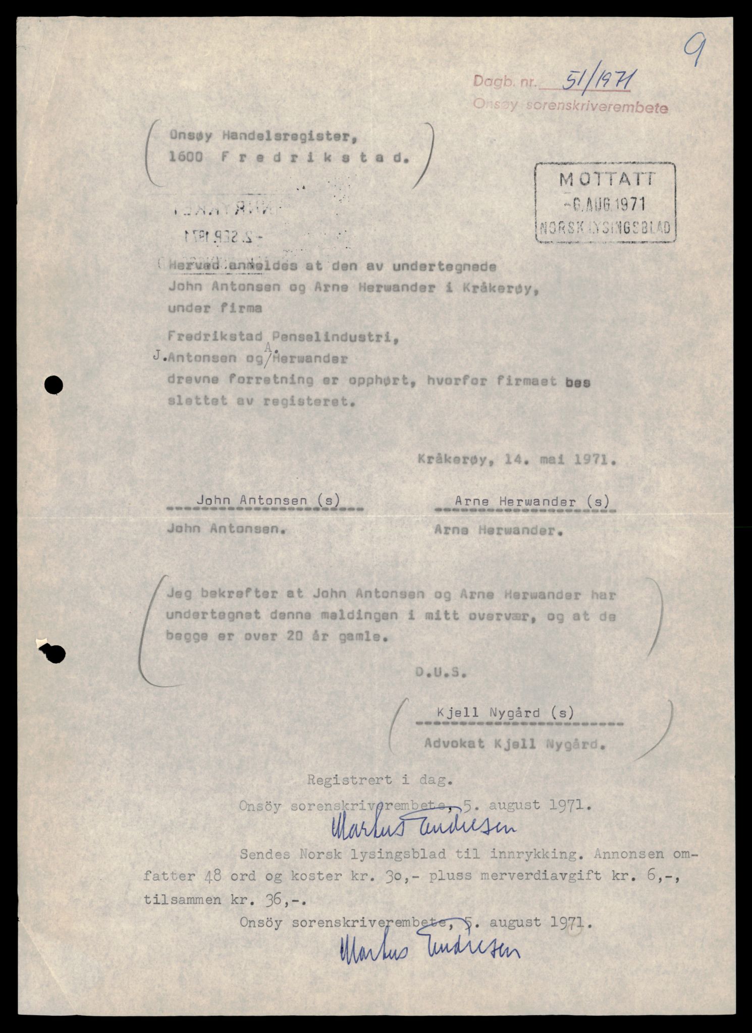 Fredrikstad tingrett, AV/SAT-A-10473/K/Kb/Kba/L0013: Enkeltmannsforetak, aksjeselskap og andelslag, Fredrikstad P - Fredrikstad Sp, 1944-1990, s. 1