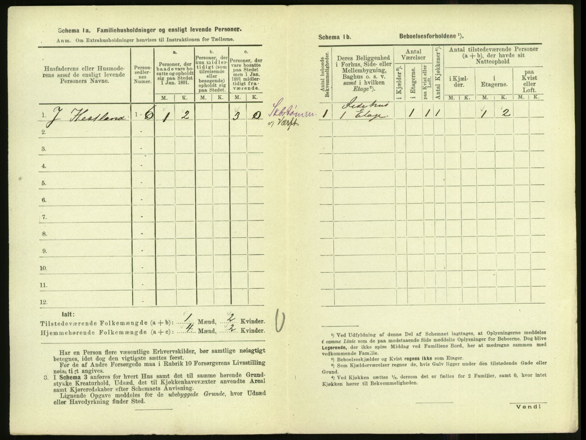 RA, Folketelling 1891 for 1002 Mandal ladested, 1891, s. 1022