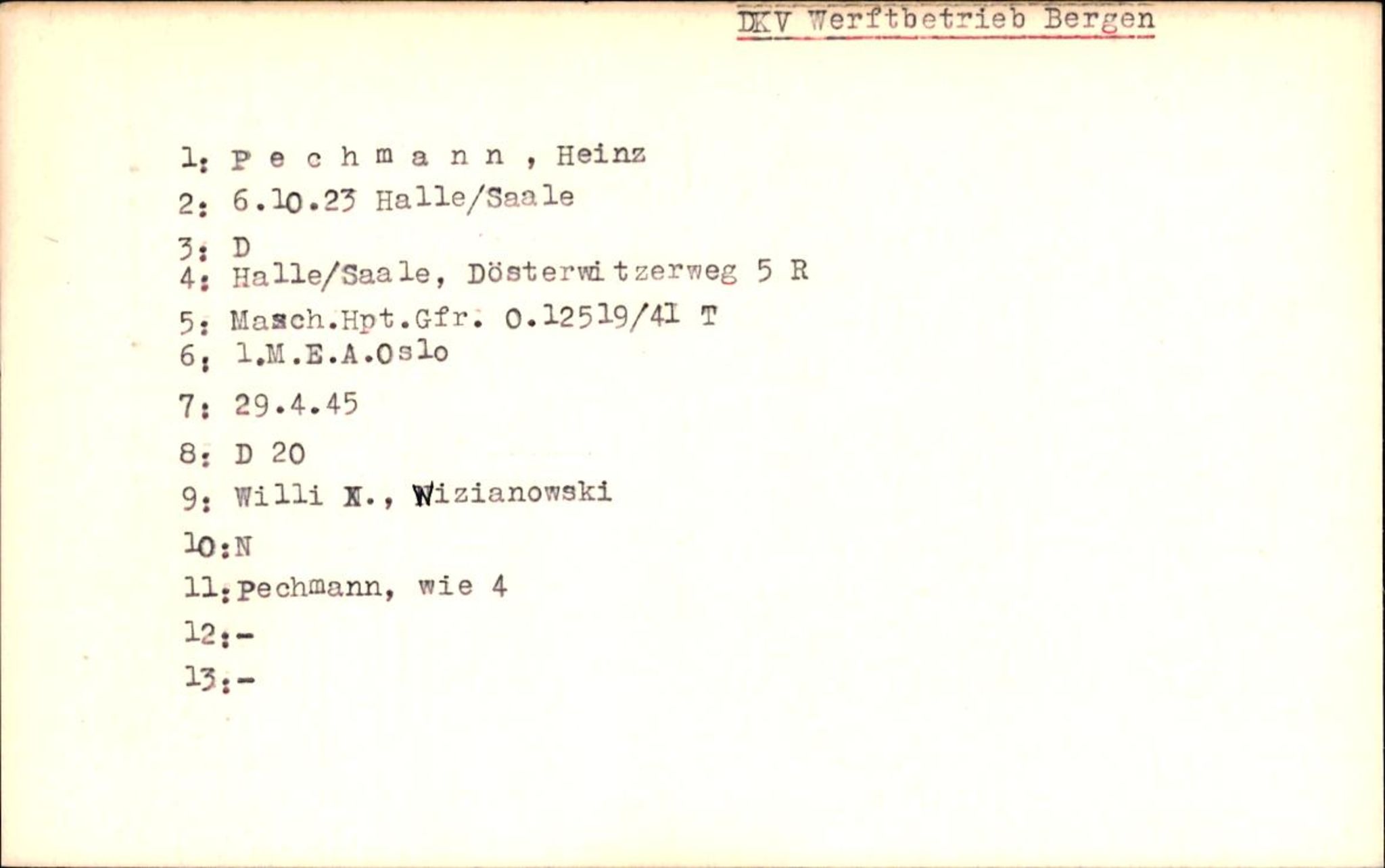 Hjemsendte tyskere , RA/RAFA-6487/D/Da/L0004: Paulik-Seher, 1945-1947, s. 4