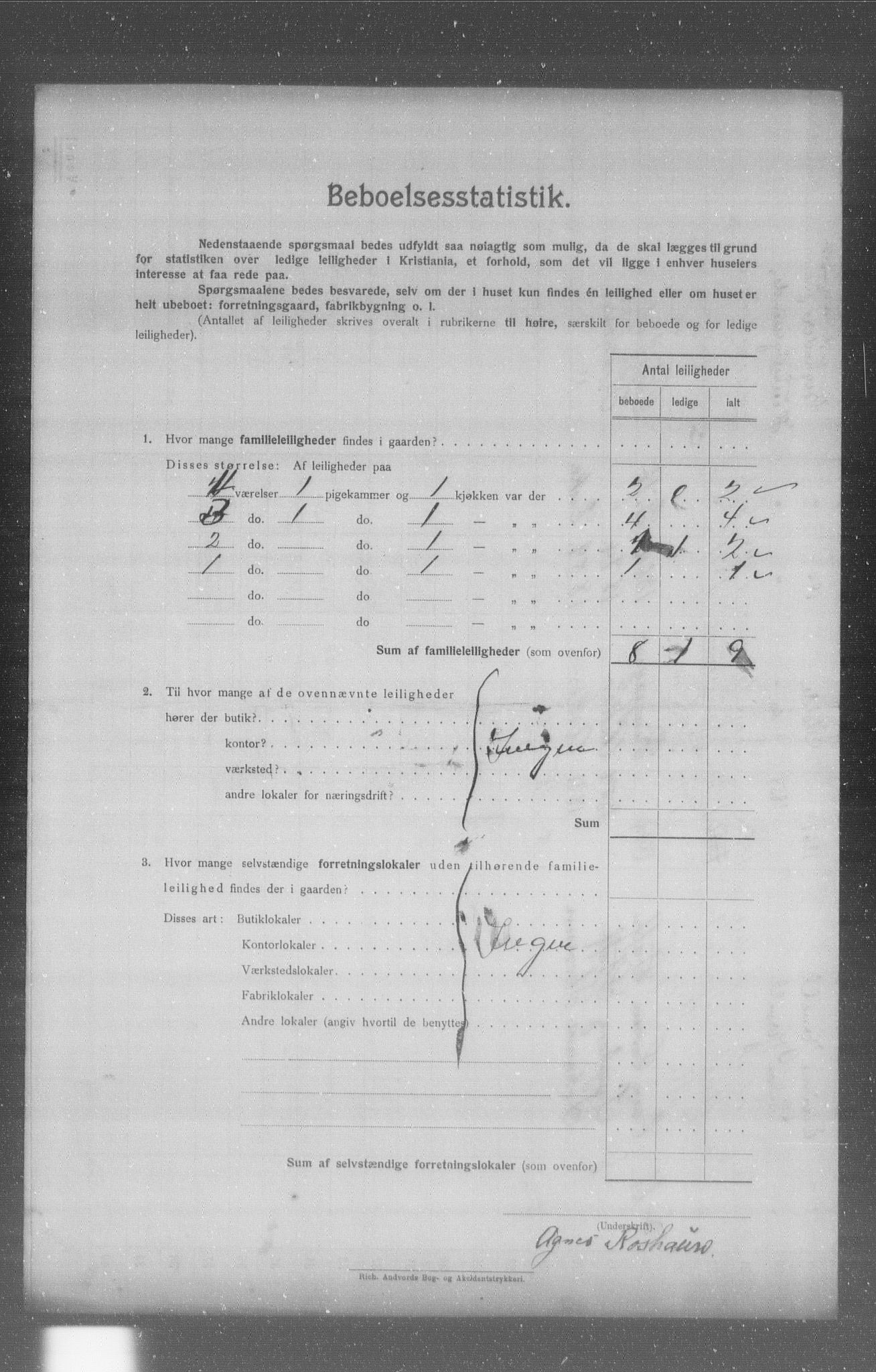 OBA, Kommunal folketelling 31.12.1904 for Kristiania kjøpstad, 1904, s. 5470