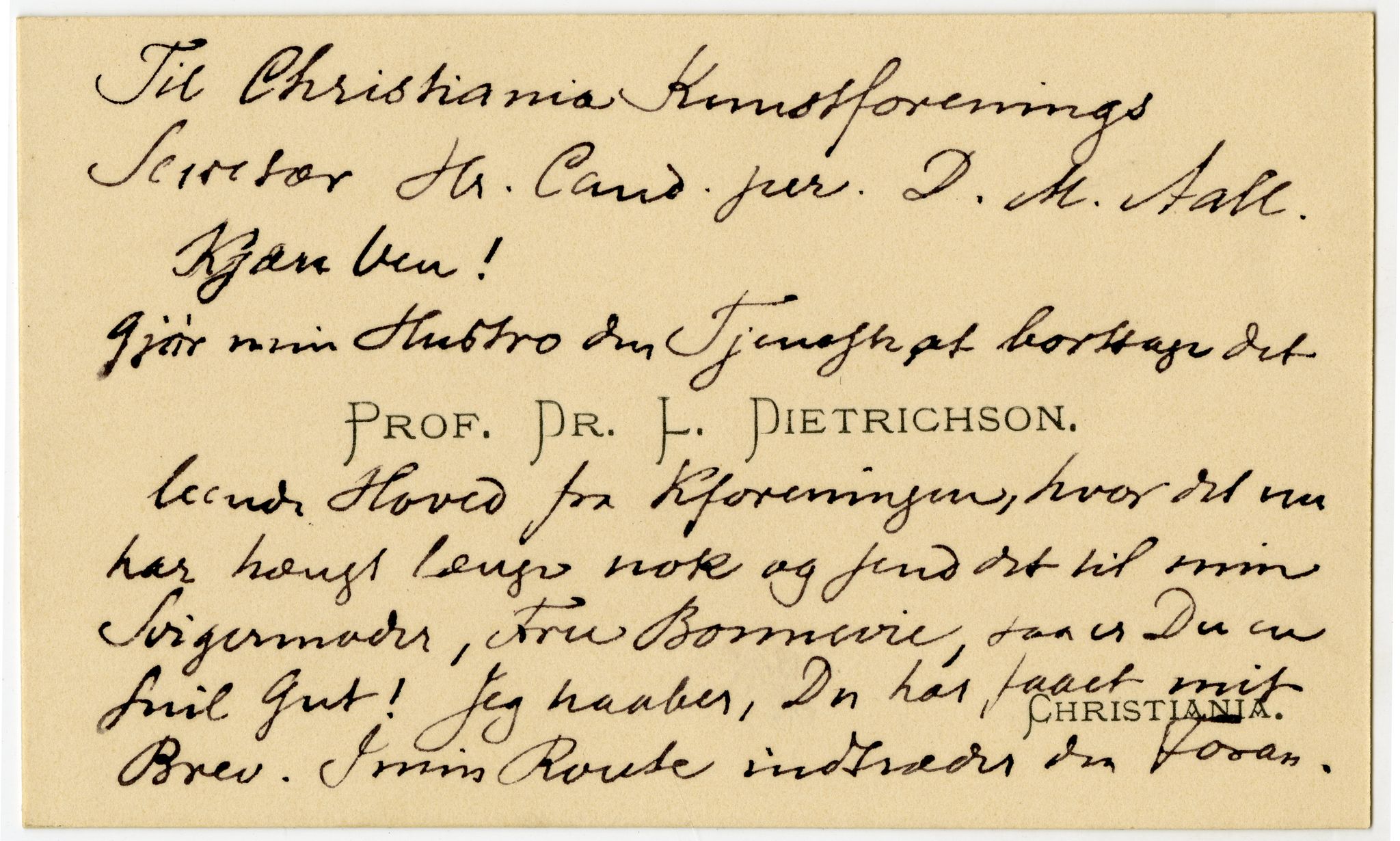 Diderik Maria Aalls brevsamling, NF/Ark-1023/F/L0003: D.M. Aalls brevsamling. D - G, 1797-1889, s. 47