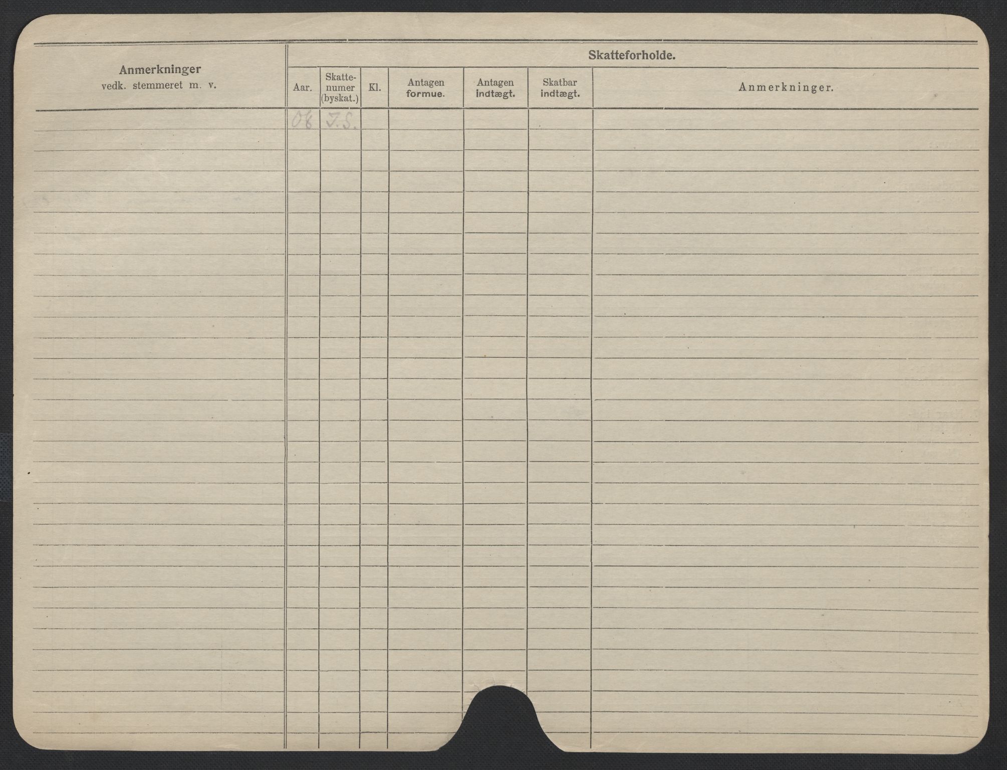 Oslo folkeregister, Registerkort, AV/SAO-A-11715/F/Fa/Fac/L0013: Kvinner, 1906-1914, s. 1074b