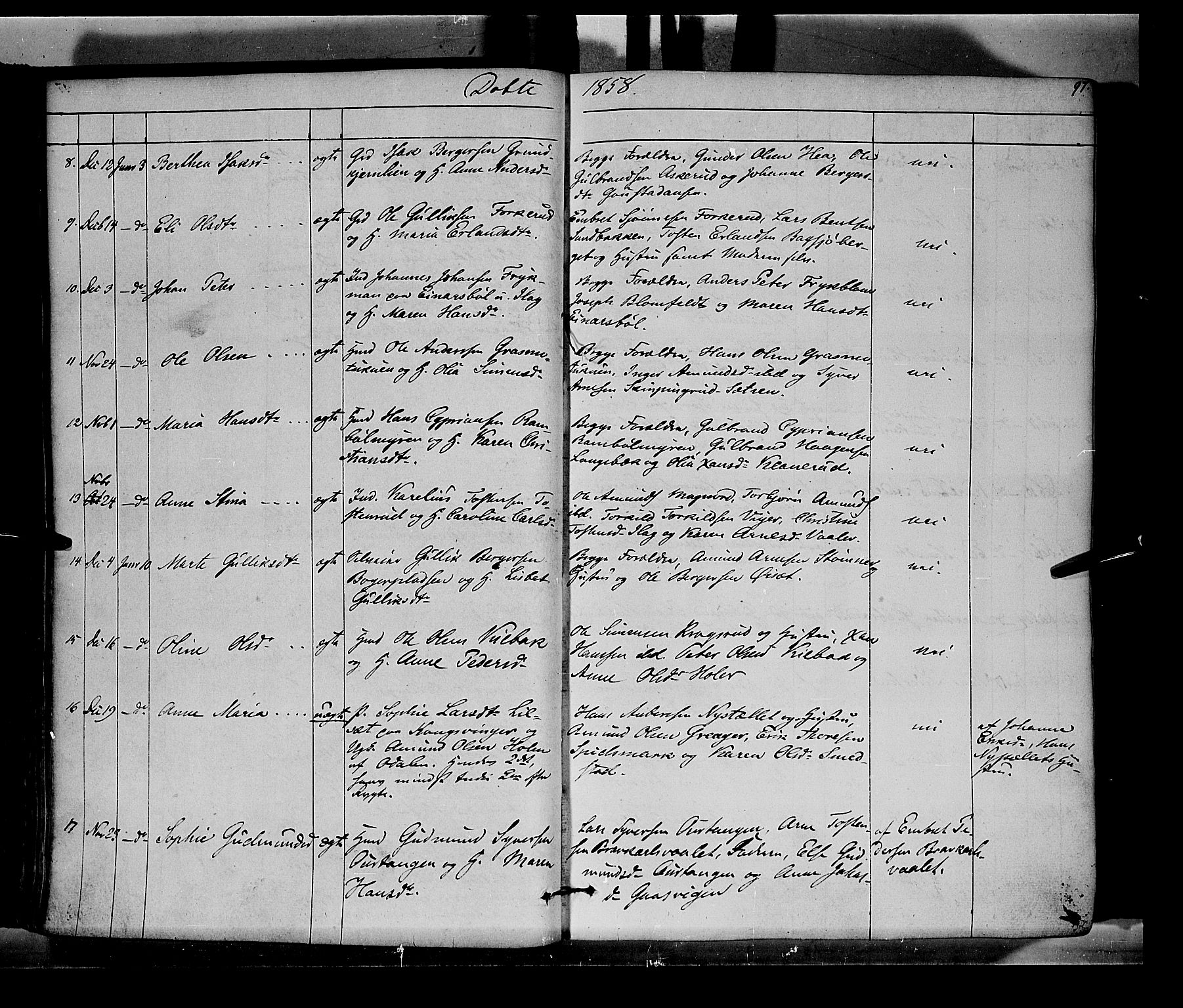 Vinger prestekontor, AV/SAH-PREST-024/H/Ha/Haa/L0010: Ministerialbok nr. 10, 1855-1861, s. 97