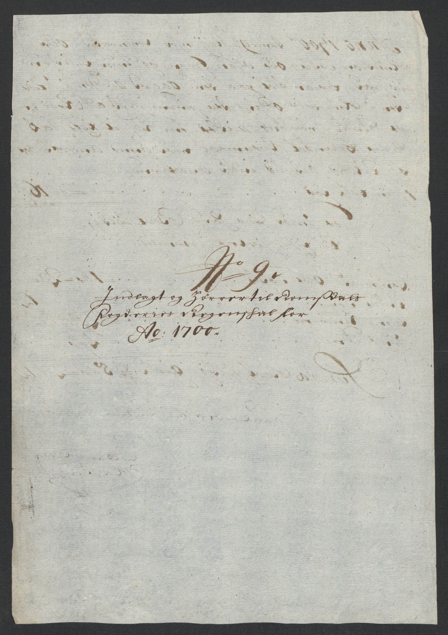 Rentekammeret inntil 1814, Reviderte regnskaper, Fogderegnskap, RA/EA-4092/R55/L3654: Fogderegnskap Romsdal, 1699-1700, s. 294
