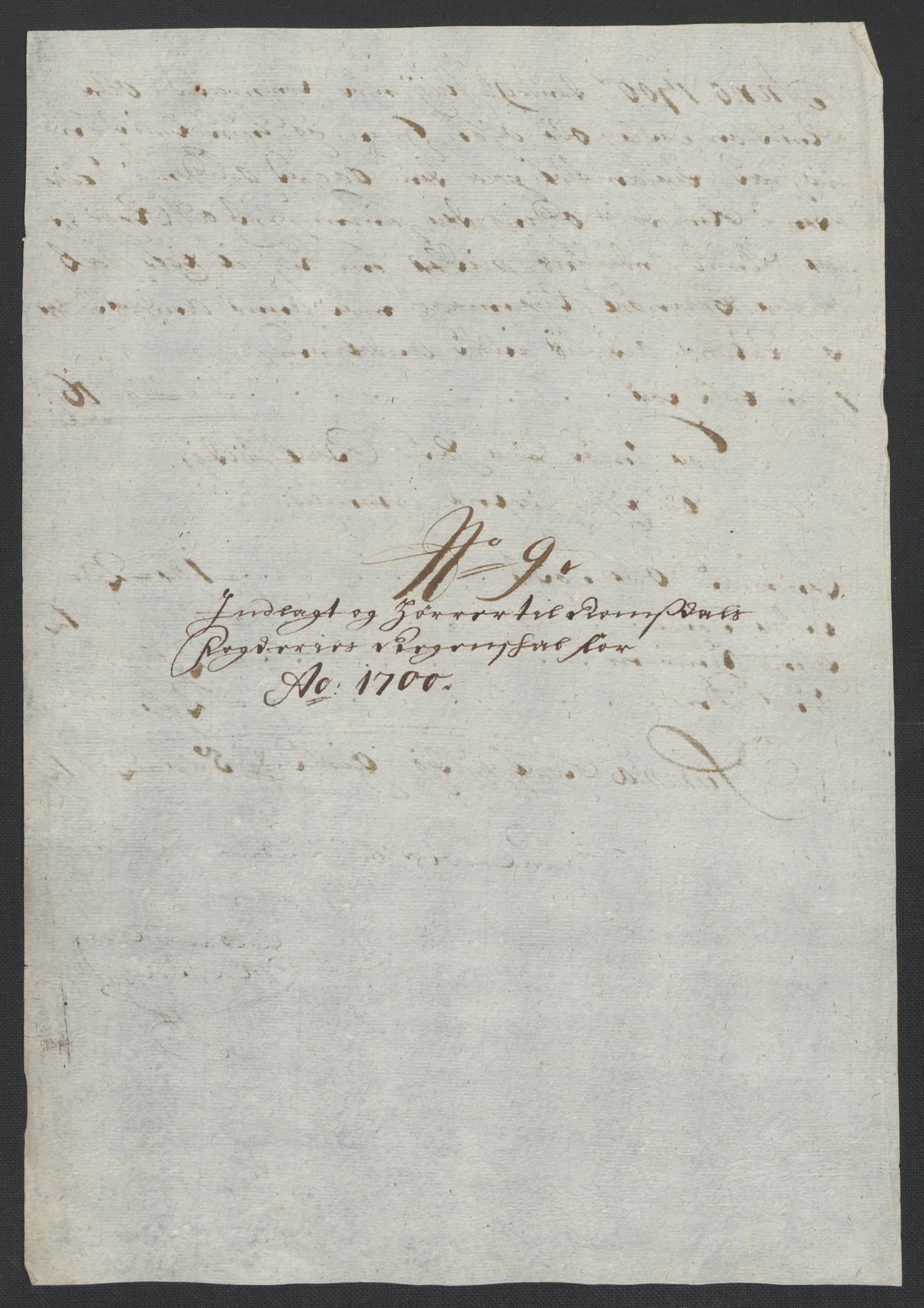 Rentekammeret inntil 1814, Reviderte regnskaper, Fogderegnskap, AV/RA-EA-4092/R55/L3654: Fogderegnskap Romsdal, 1699-1700, s. 294