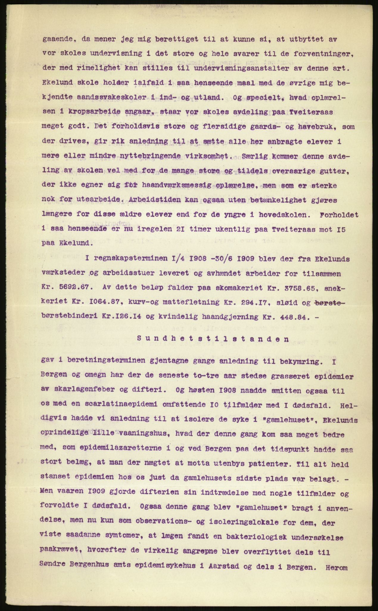 Kirke- og undervisningsdepartementet, 1. skolekontor D, RA/S-1021/F/Fh/Fhr/L0098: Eikelund off. skole for evneveike, 1897-1947, s. 1182